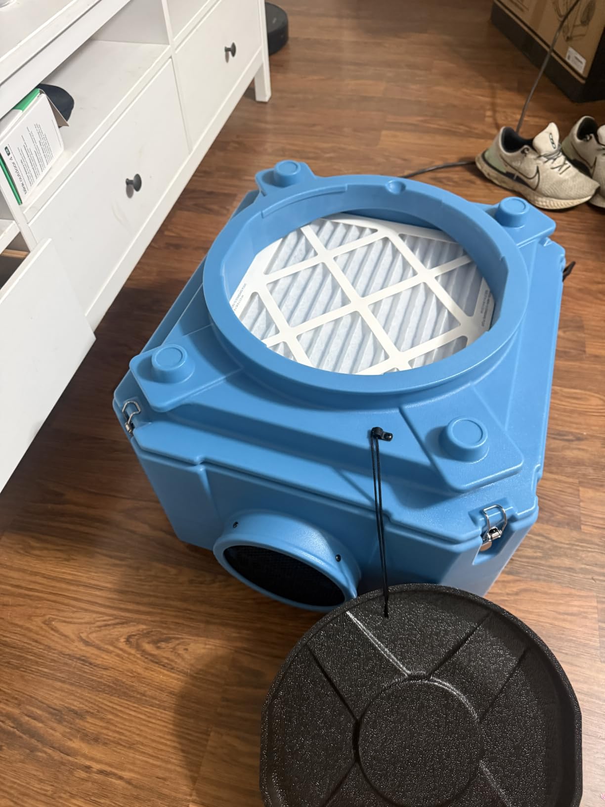 ALORAIR Air Scrubber with 3 Stage Filtration, Clean Shield Hepa 550, Blue customer photo 2