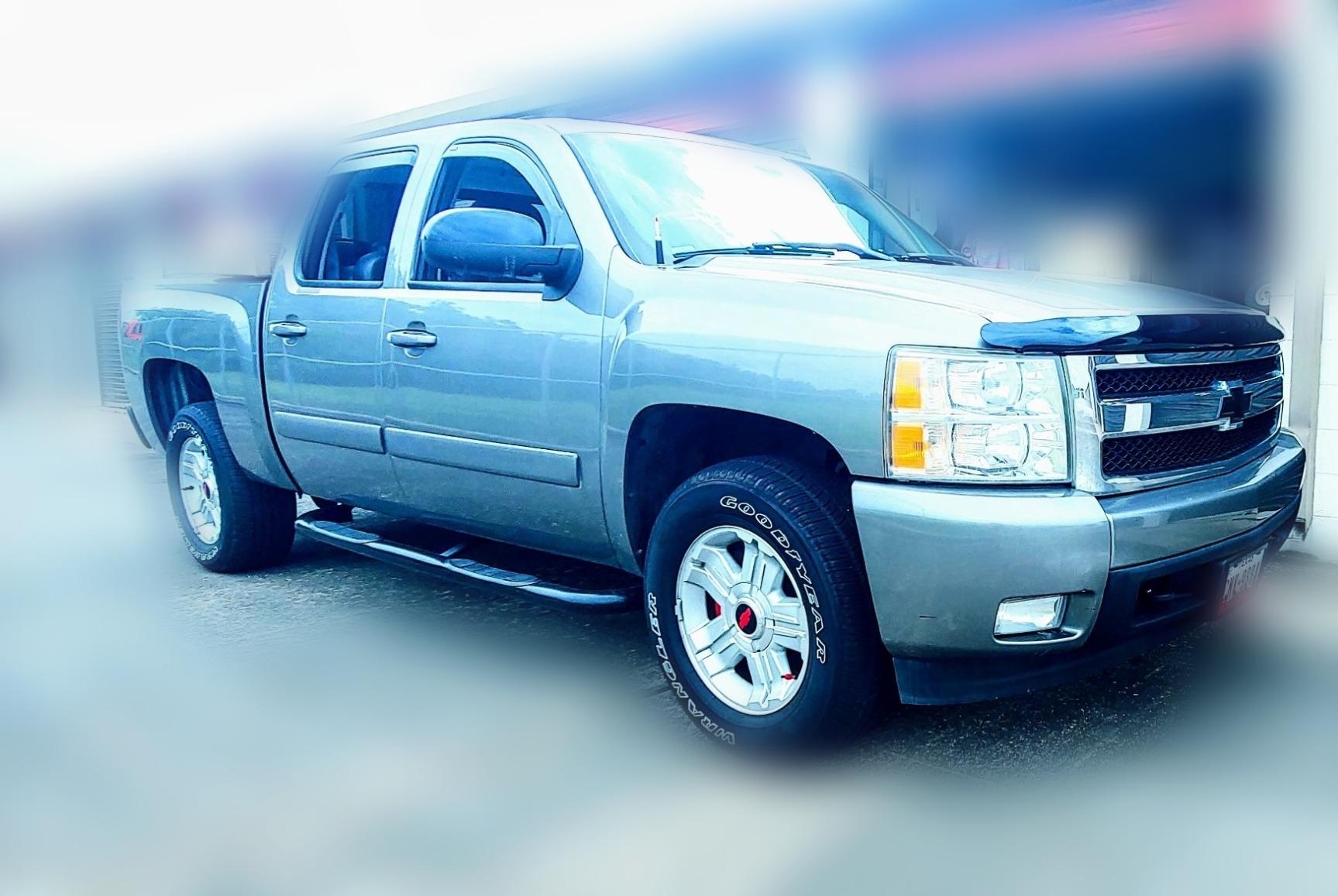 TAC Side Steps Running Boards Fit 2001-2018 Chevy Silverado/GMC Sierra 1500 | 2001-2019 Chevy Silverado/GMC Sierra 2500 3500 Crew Cab Truck Pickup 3