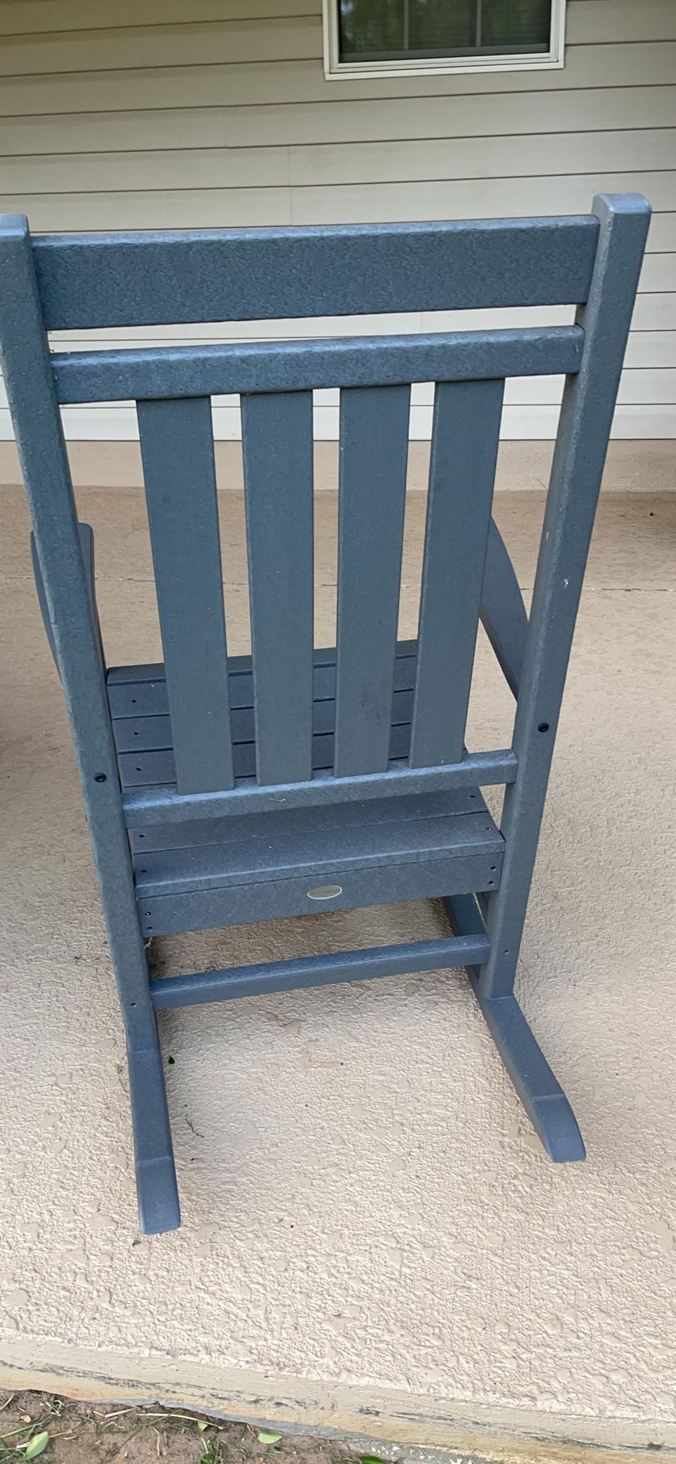 POLYWOOD Estate Rocking Chair, Heavy Duty HDPE Lumber Outdoor Porch Rocker, All-Weather Patio Furniture, Fade Proof, White customer photo 1