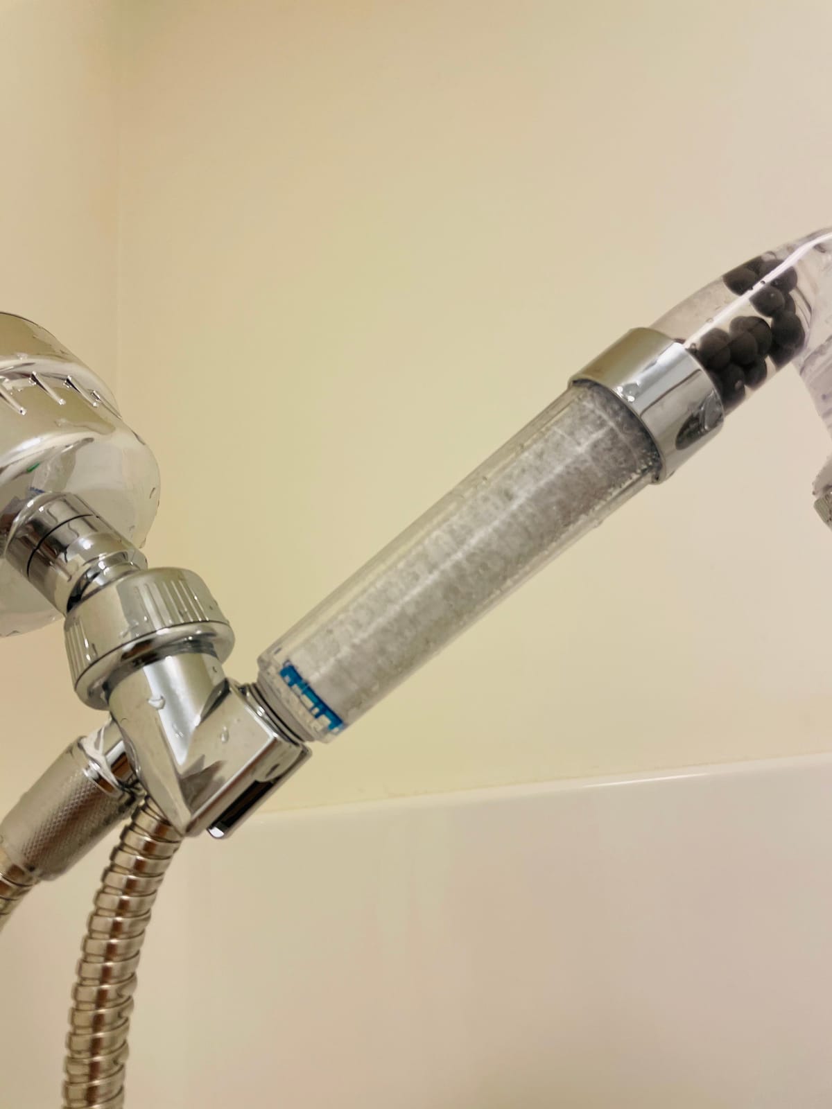 15 Stage Shower Filter - Shower Head Filter - bwdm Hard Water Filter, Remove Chlorine Heavy Metals and other Impurities, Vitamin C Water Softener Reduces Dry Itchy Skin, Dandruff (Chrome) customer photo 1