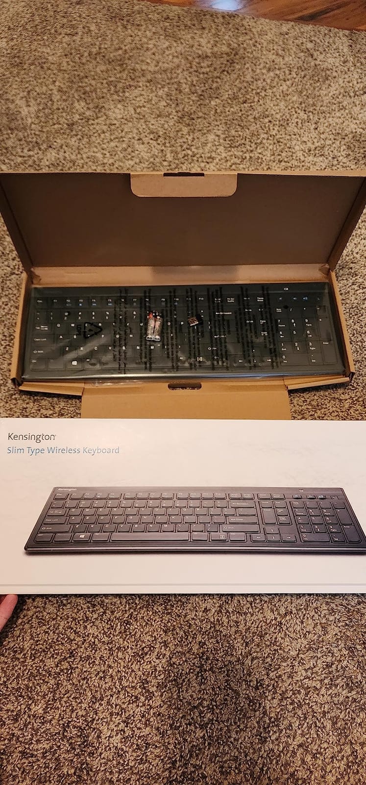 Kensington Slim Type Wireless Quiet Keyboard (K72344US), Black customer photo 1