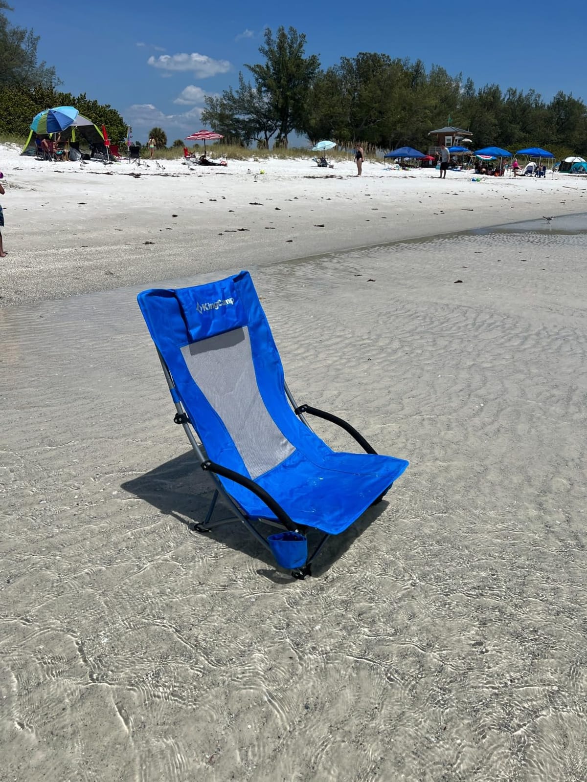 KingCamp Low Beach Chairs 2 Pack, Folding Portable High Back Chair customer photo 1