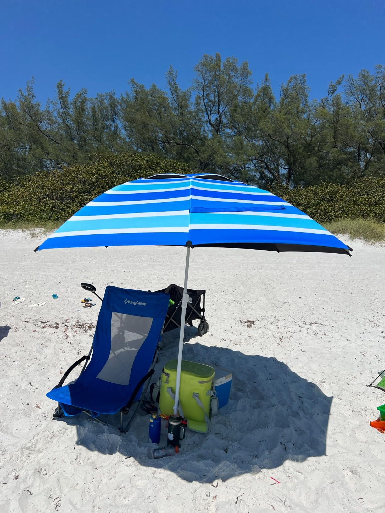 KingCamp Low Beach Chairs 2 Pack, Folding Portable High Back Chair customer photo 2