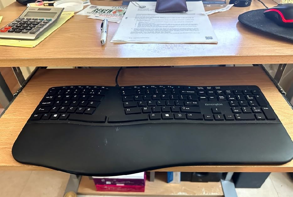 Kensington Pro Fit Ergonomic Wired Keyboard- Black (K75400US) customer photo 2