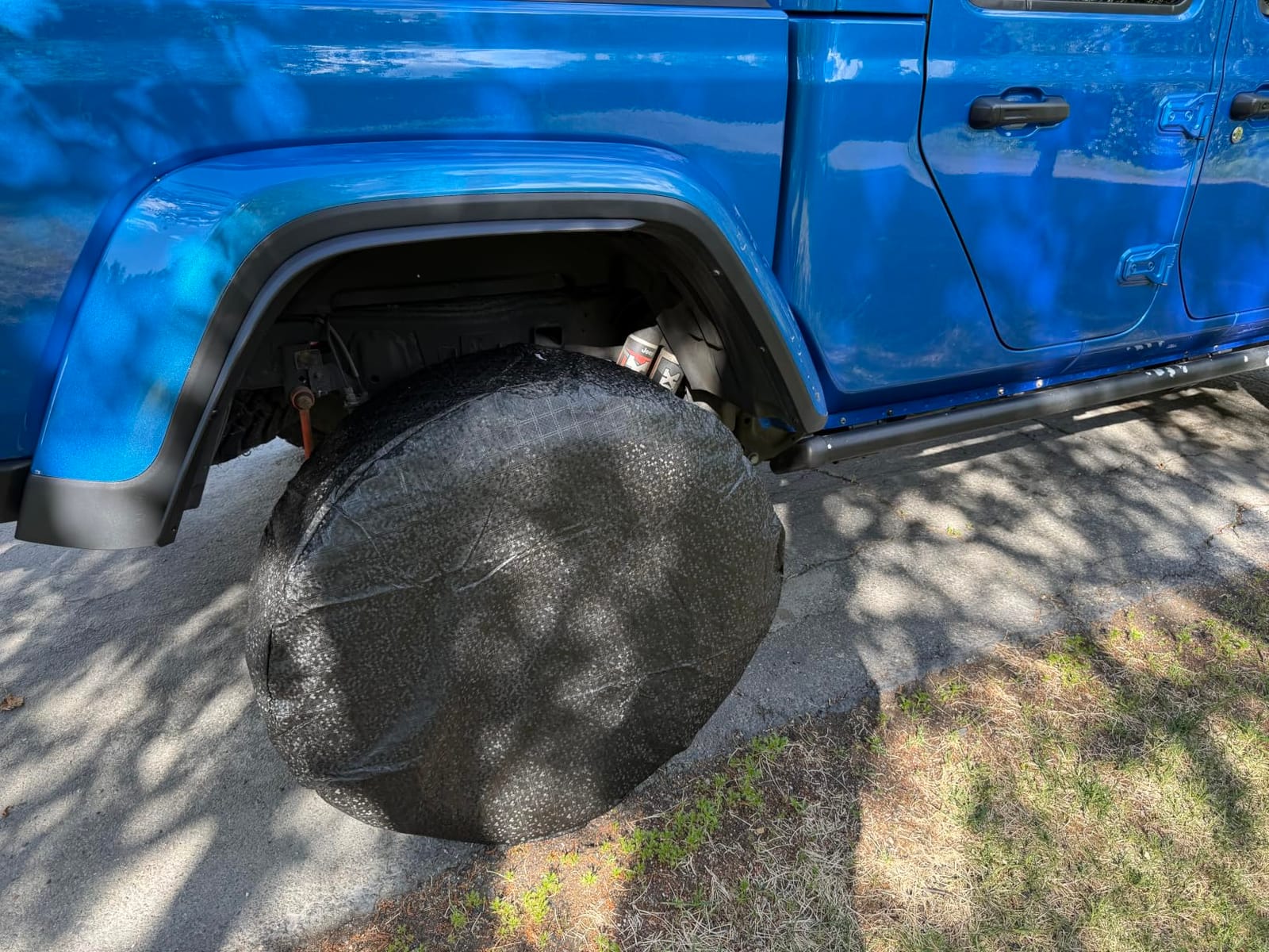 MOONET Tire Covers for RV Wheel (4 Pack Black), Oxford Waterproof UV Sun Protectors for Motorhome Boat Trailer Camper Van SUV, D81cm x H28cm for Diameter 30