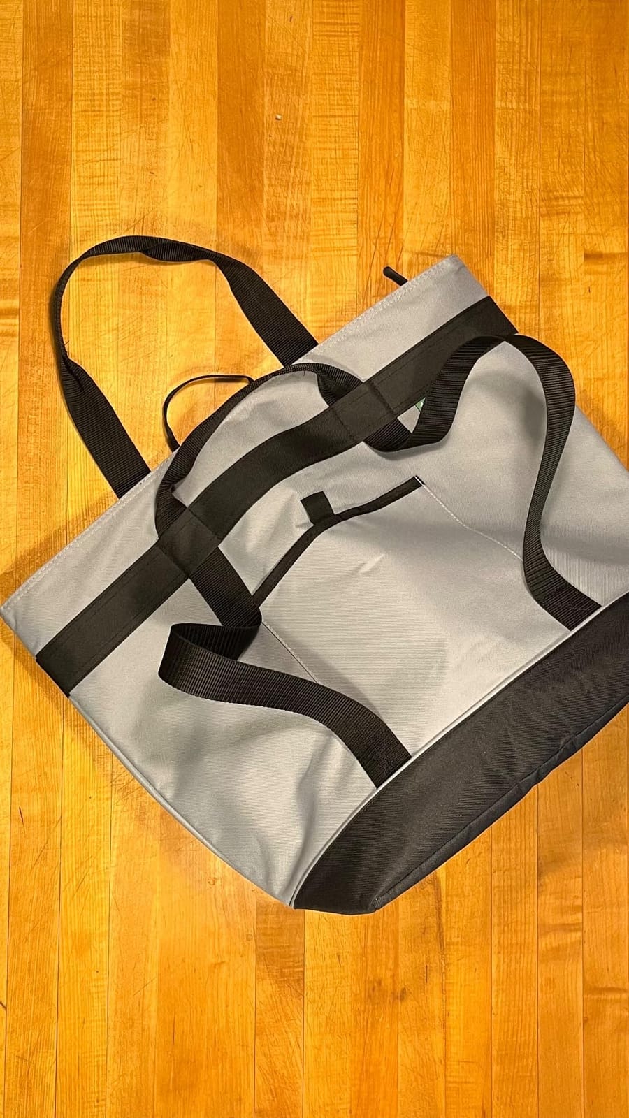 Jumbo Insulated Cooler Bag, Heavy Duty Soft Insulated Grocery Bag, Charcoal customer photo 1