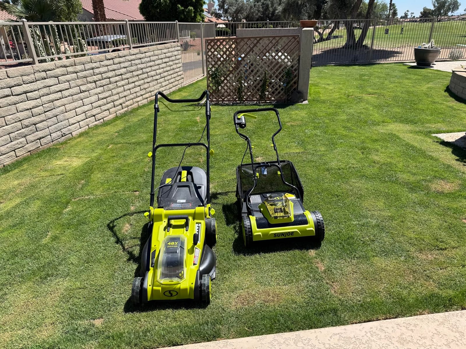 Sun Joe Cordless Electric Push Lawn Mower with 11-Gal Bag, 24V-X2-17LM customer photo 2
