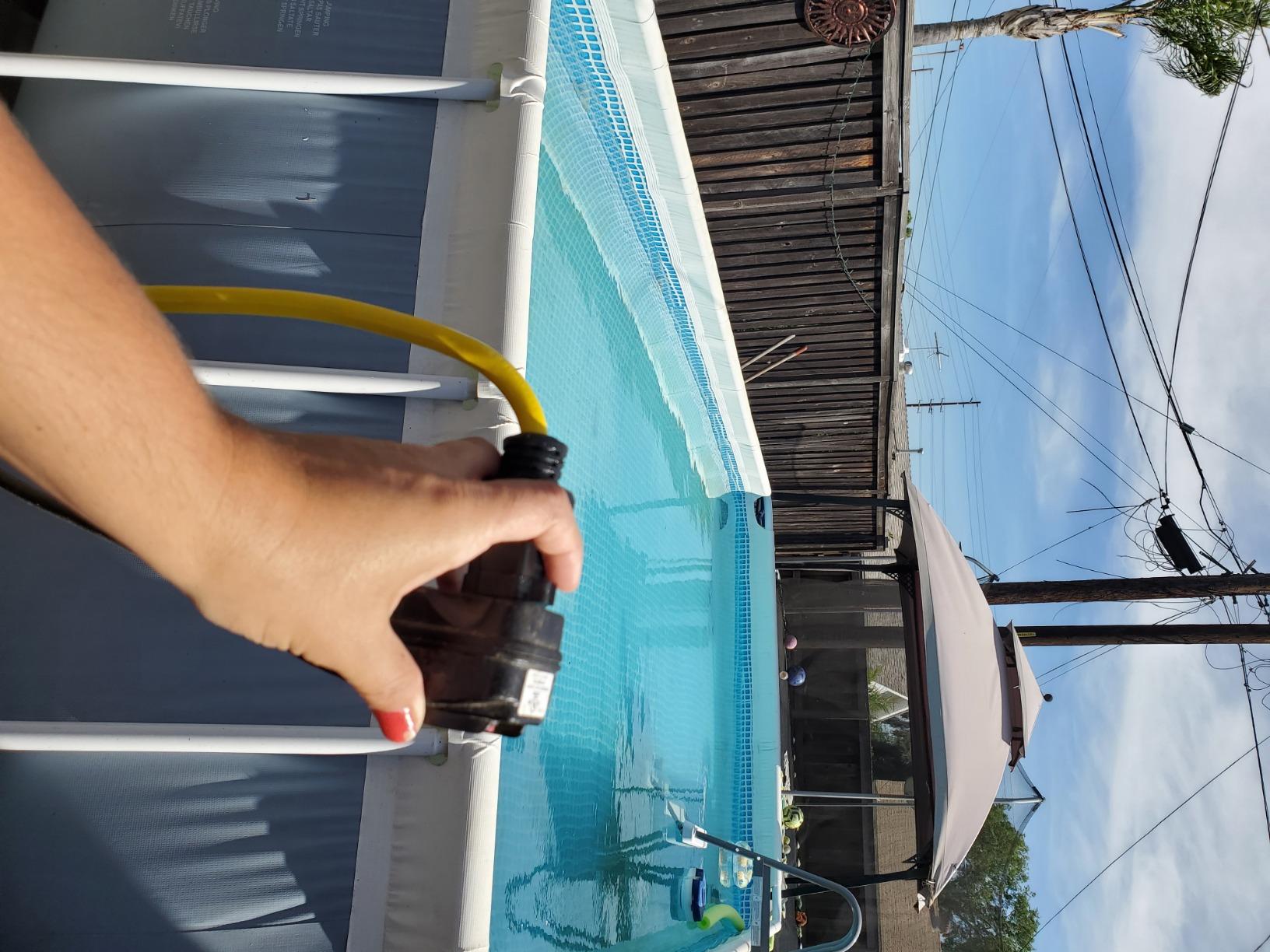 Clear Power 50 ft 12/3 SJTW Heavy Duty Outdoor Extension Cord, Water & Weather Resistant, Flame Retardant, Yellow, 3 Prong Grounded Plug, CP10145 customer photo 2