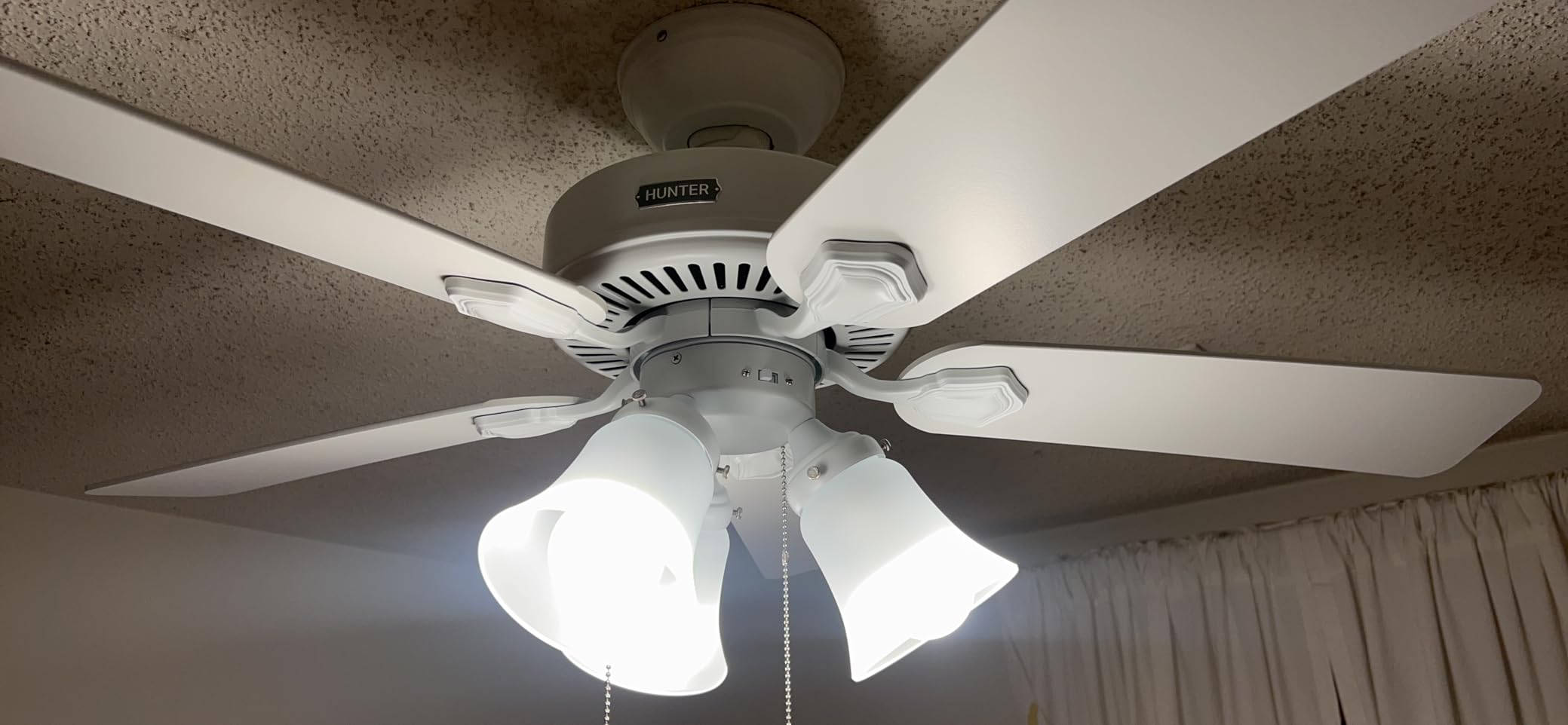 Hunter Swanson, Indoor, Ceiling Fan, with LED Lights, 52 inch, New Bronze customer photo 1