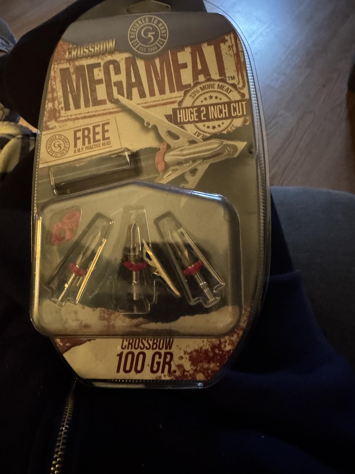 G5 Megameat 3-Blade Expandable Broadheads, 3 Pack, Crossbow customer photo 1