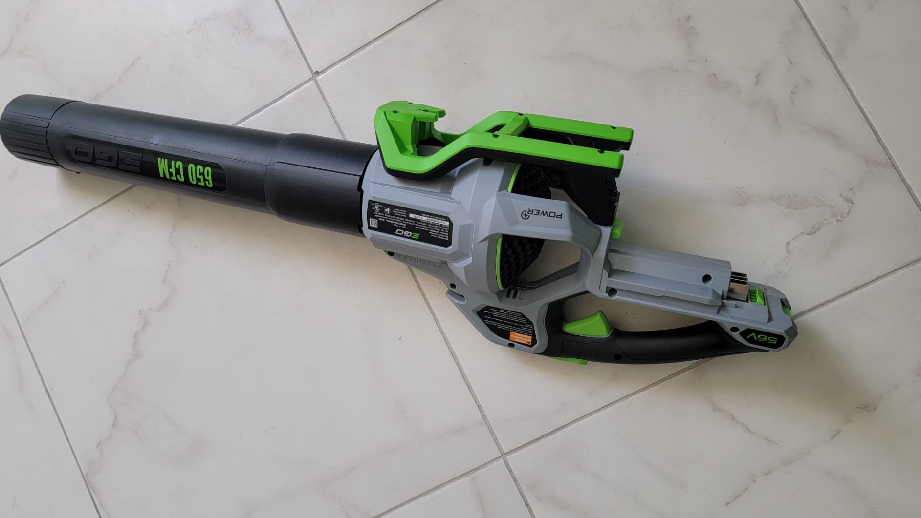 EGO POWER+ Cordless Electric Leaf Blower, 650 CFM, With Battery - LB6504 customer photo 1