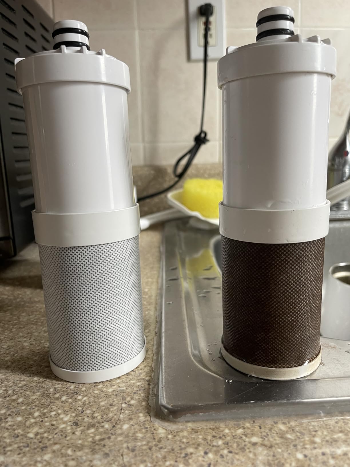 Waterdrop CTF-01 Water Filter for Sink Faucet, Stainless Steel, 1 Filter customer photo 1