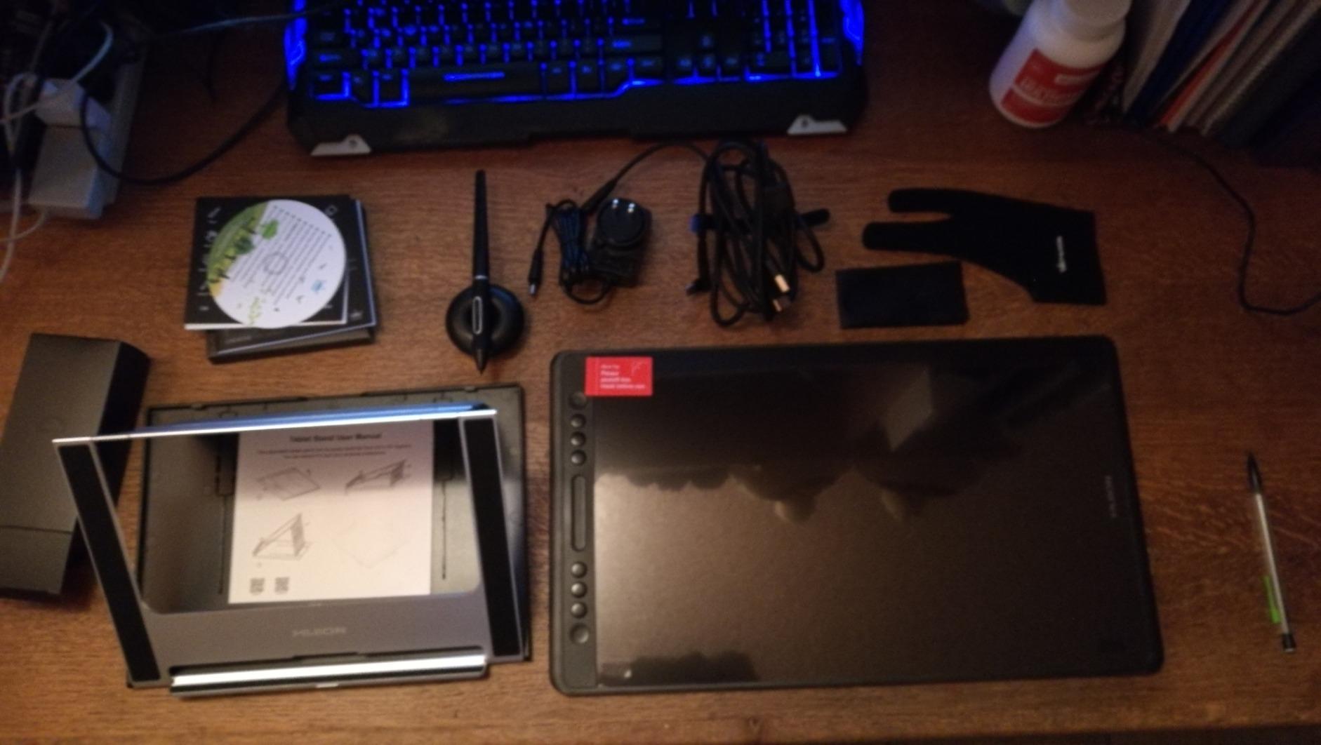 HUION KAMVAS Pro 16 Plus 4K UHD Drawing Tablet with Screen 145% sRGB 15.6