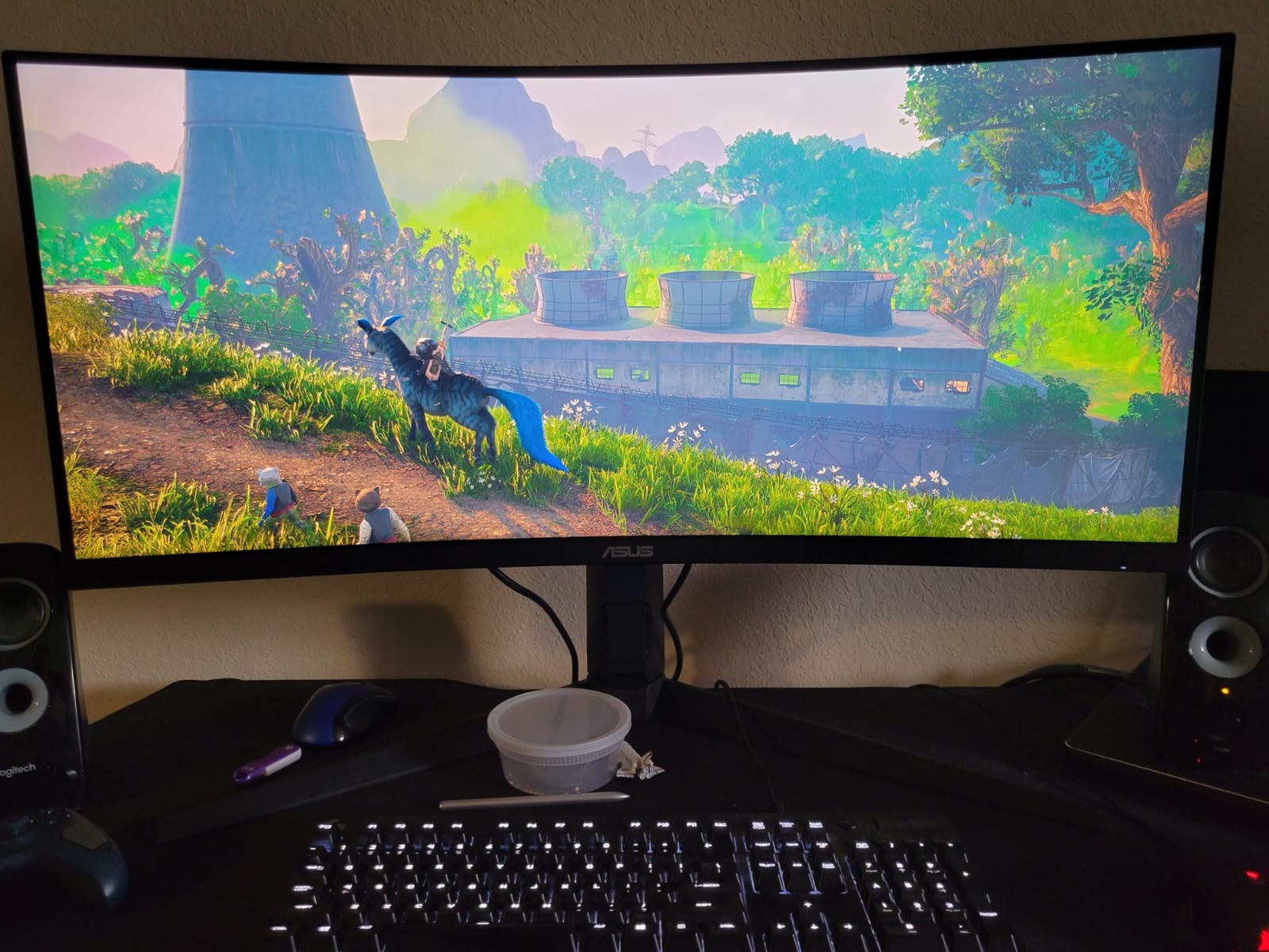 ASUS TUF Gaming VG34VQL1B 34 Inch 1440p 165Hz Ultrawide HDR Gaming Monitor customer photo 2