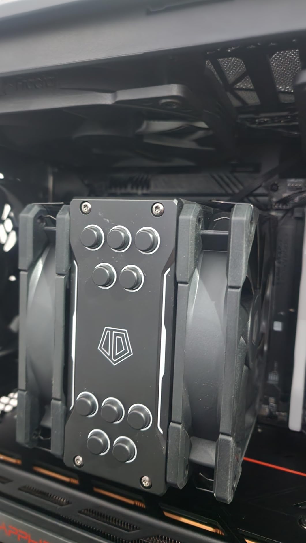 ID-COOLING SE-225-XT Black CPU Air Cooler, 5 Heatpipes, Dual 120mm PWM Fans customer photo 2