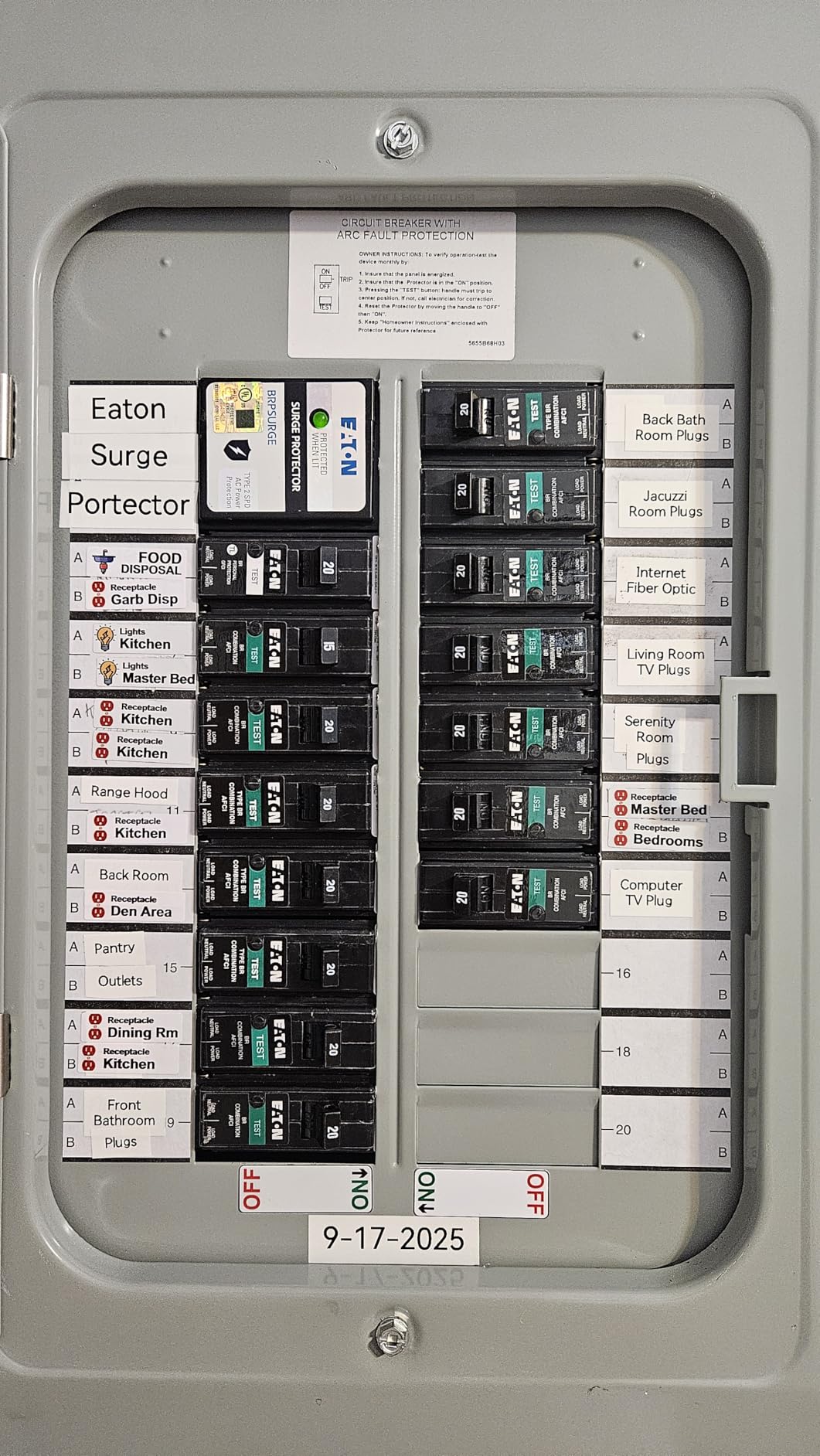 Type BR Circuit Breaker Surge Protective Device, Two Pole, Surge Protective Device customer photo 2