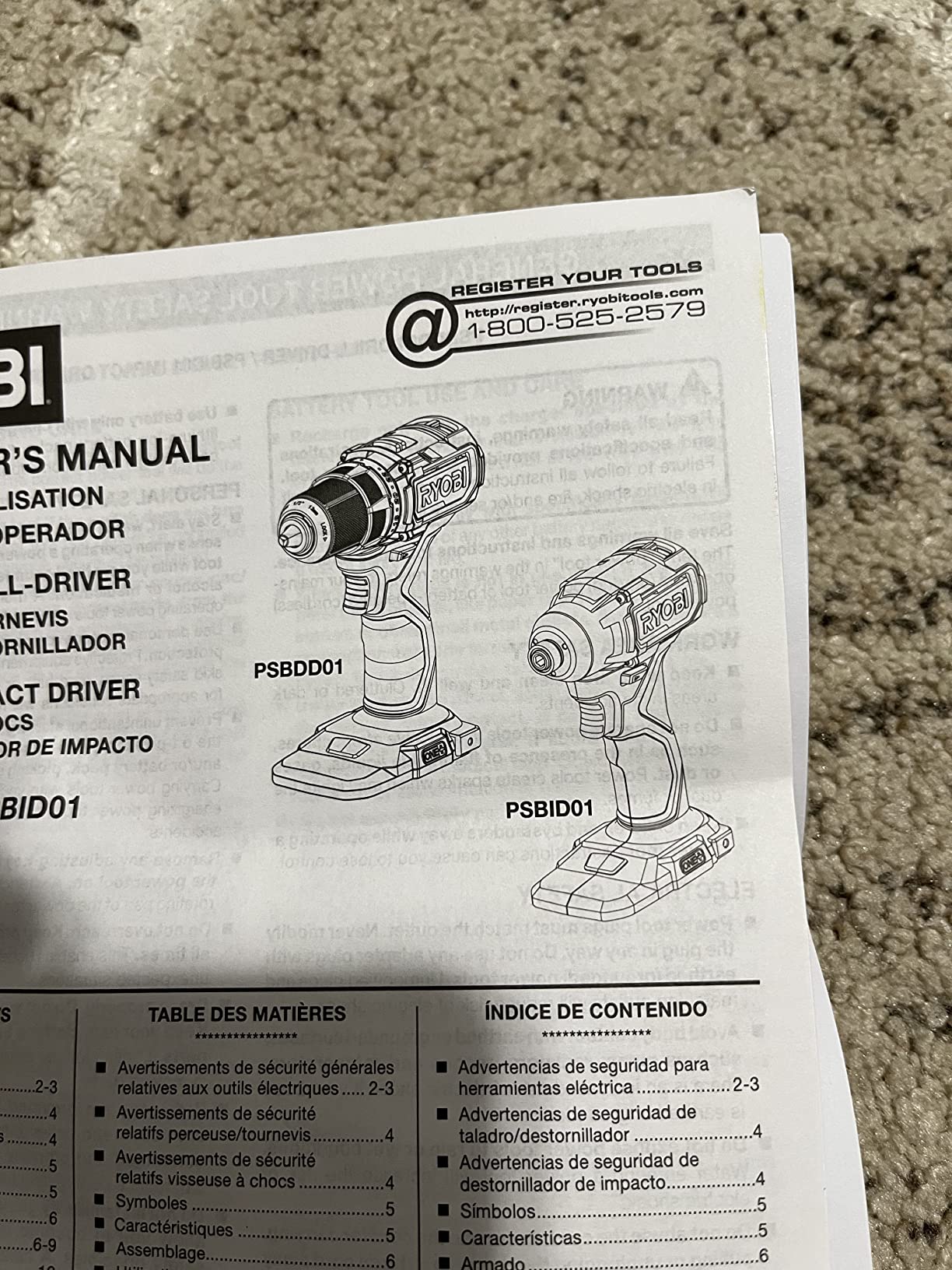 Ryobi ONE+ HP 18V Brushless Cordless Compact 1/2 in. Drill and Impact Driver Kit with (2) 1.5 Ah Batteries, Charger and Bag customer photo 1