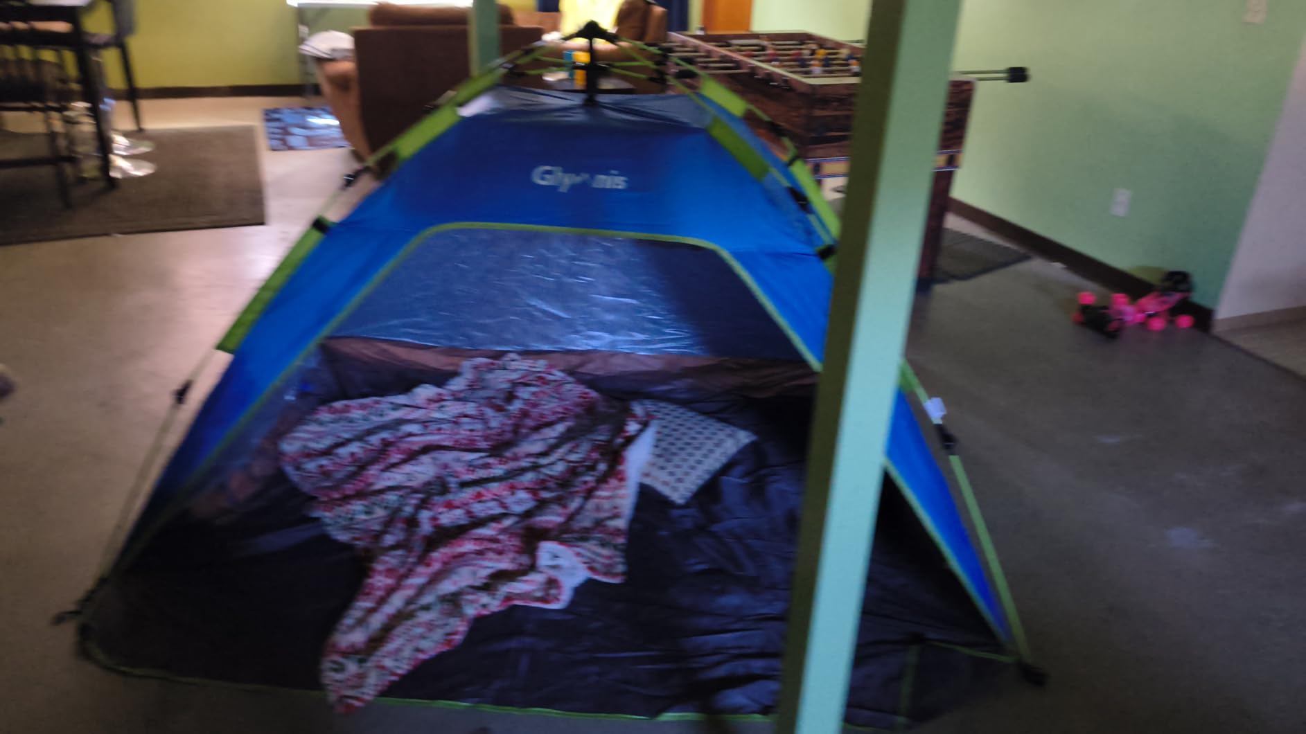 Glymnis Pop Up Beach Tent for 3-4 Person, UPF 50+, Lightweight, Easy Setup customer photo 2