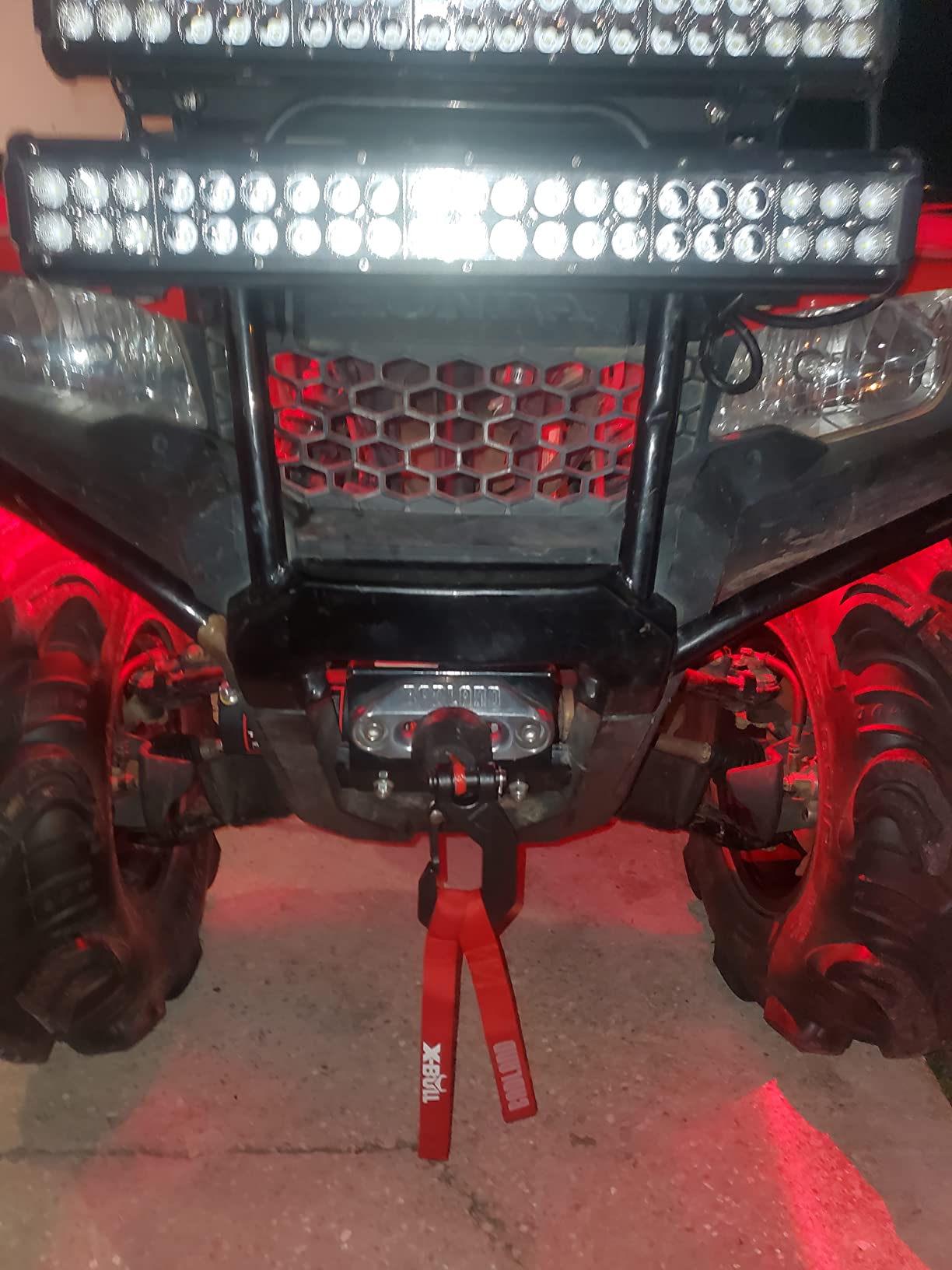 X-BULL 12V 3000LBS Electric Winch Synthetic Rope Electric Winch for Towing ATV/UTV Off Road with Mounting Bracket Wireless Remote New customer photo 2
