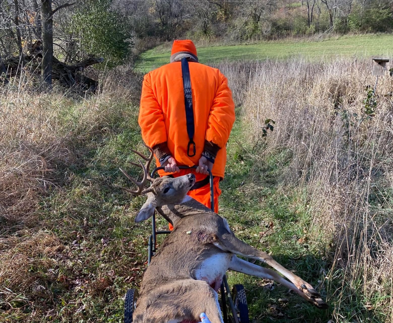 Kill Shot Deer Hunting Folding Game Cart 500 lb Capacity, 16