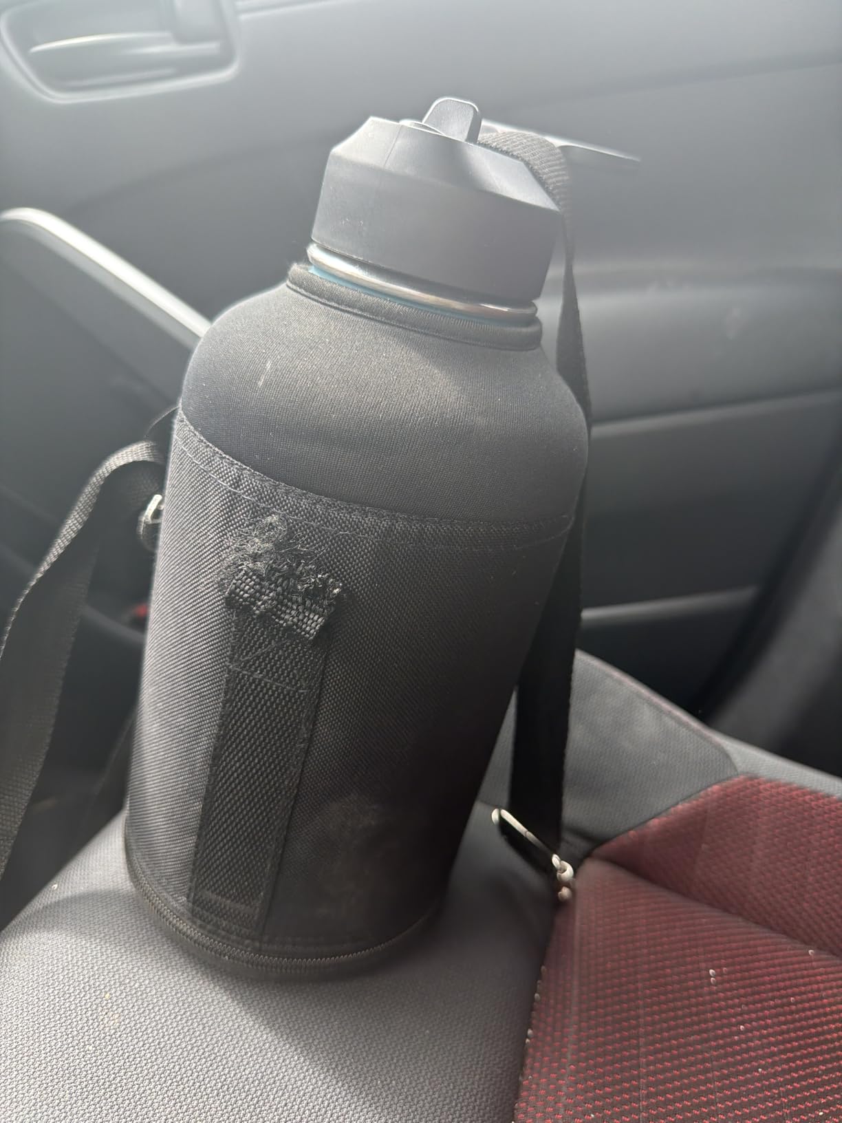 Coolflask Half Gallon Water Bottle Insulated with Straw & 3 Leakproof Lids customer photo 2