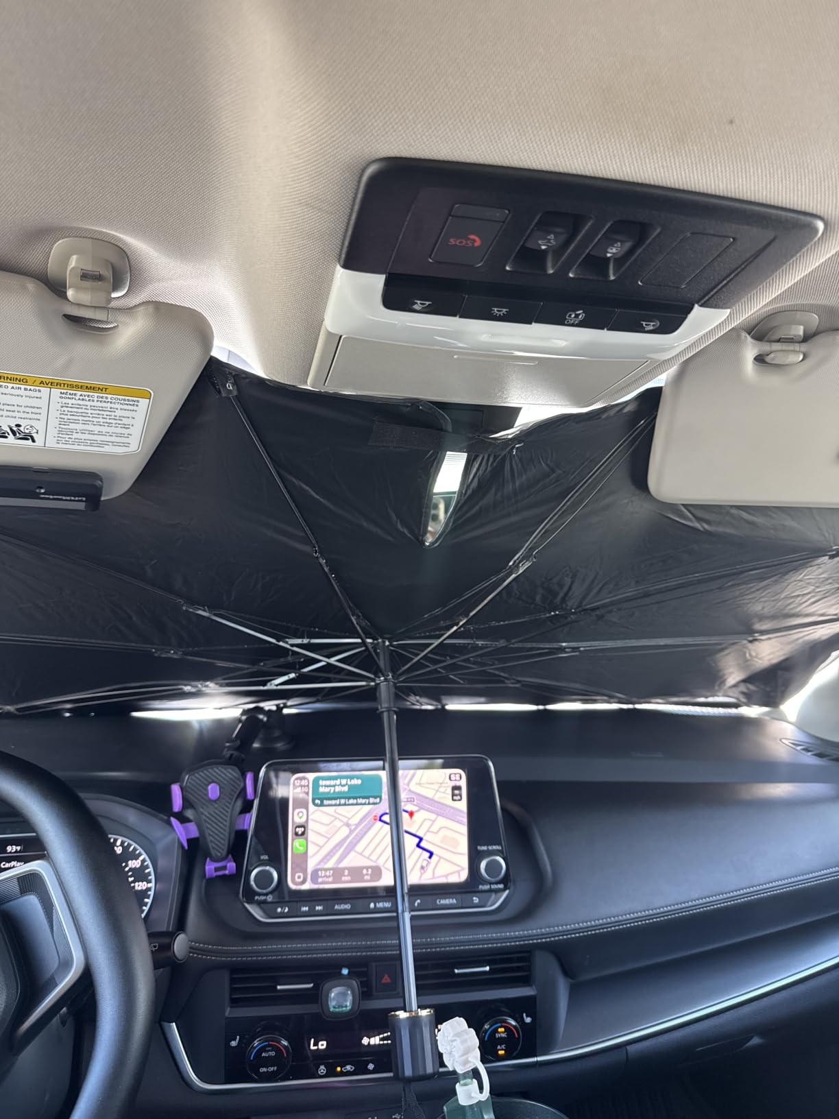 Sedan SUV Car Sun Shade for Windshield, Blocks UV Rays & Sun Heat customer photo 2