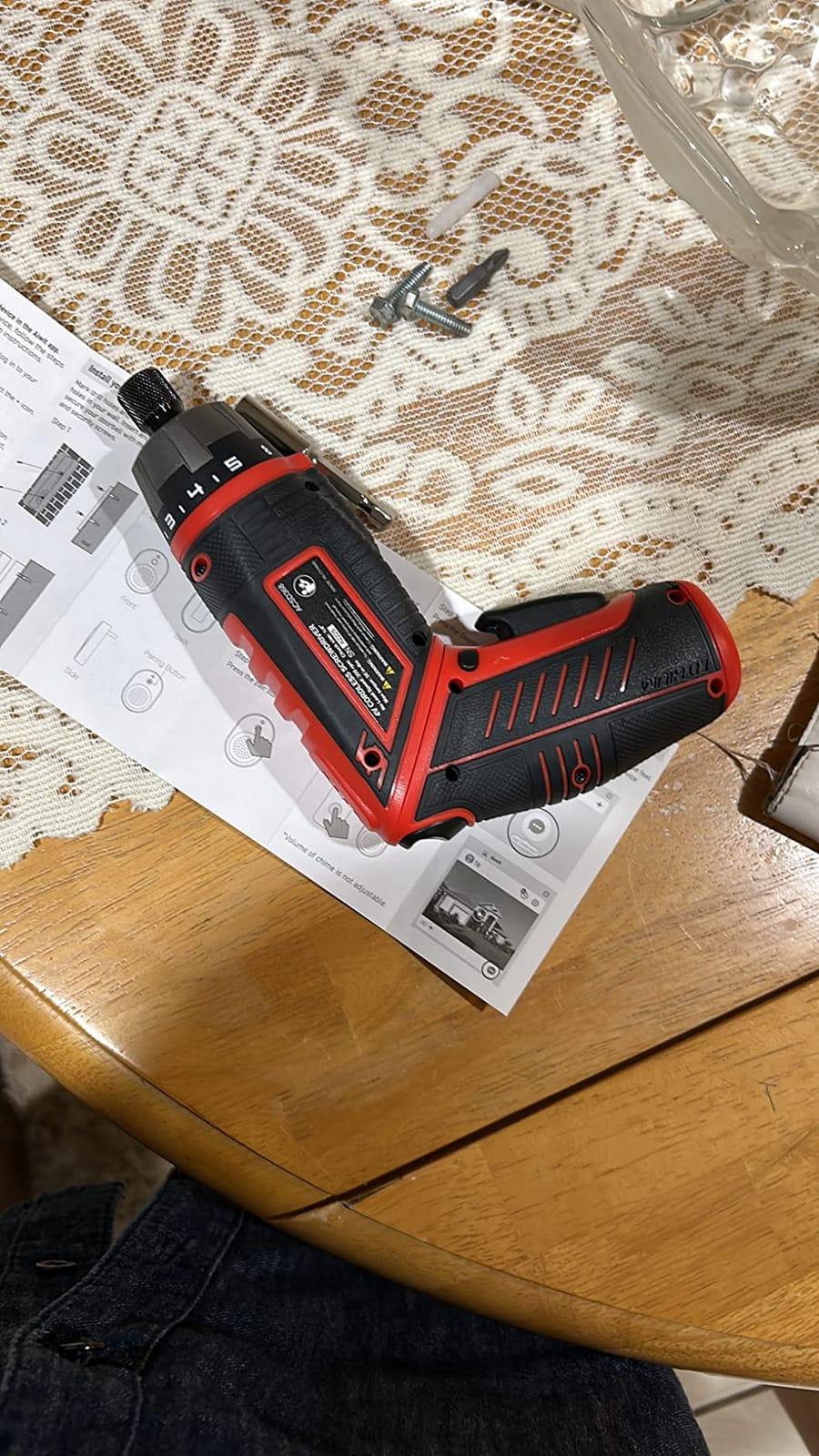 AVID POWER 4V Electric Cordless Screwdriver Set 5.65Nm 37 Bits with Case customer photo 1