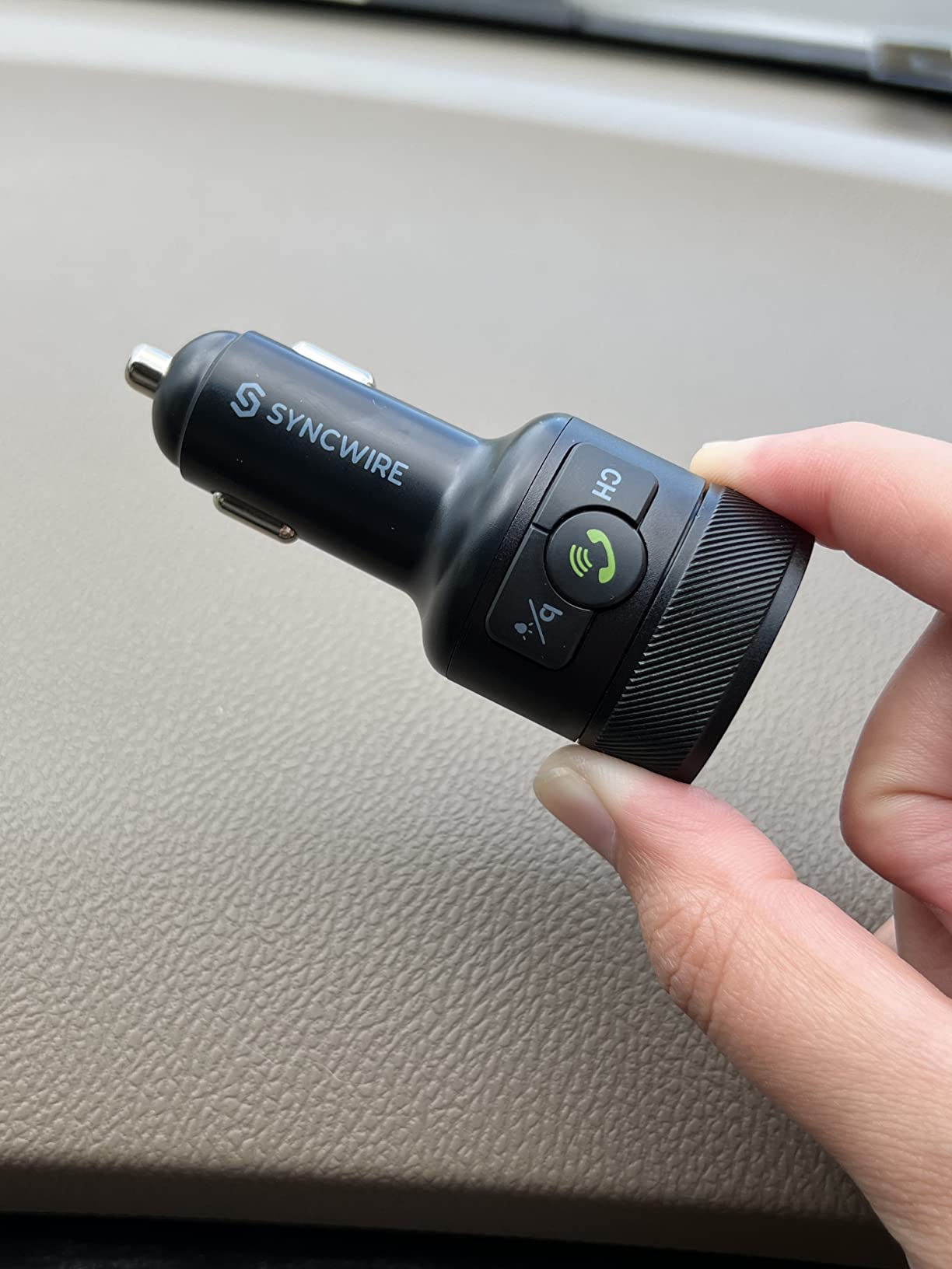 Syncwire Bluetooth 5.4 Car Adapter 38W FM Transmitter Hands Free Calls customer photo 1