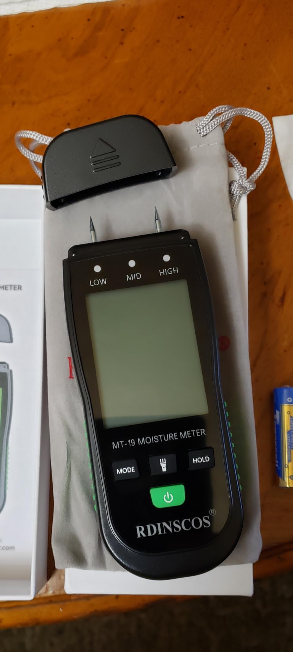 RDINSCOS Wood Moisture Meter for Firewood, Softwood, Hardwood customer photo 1