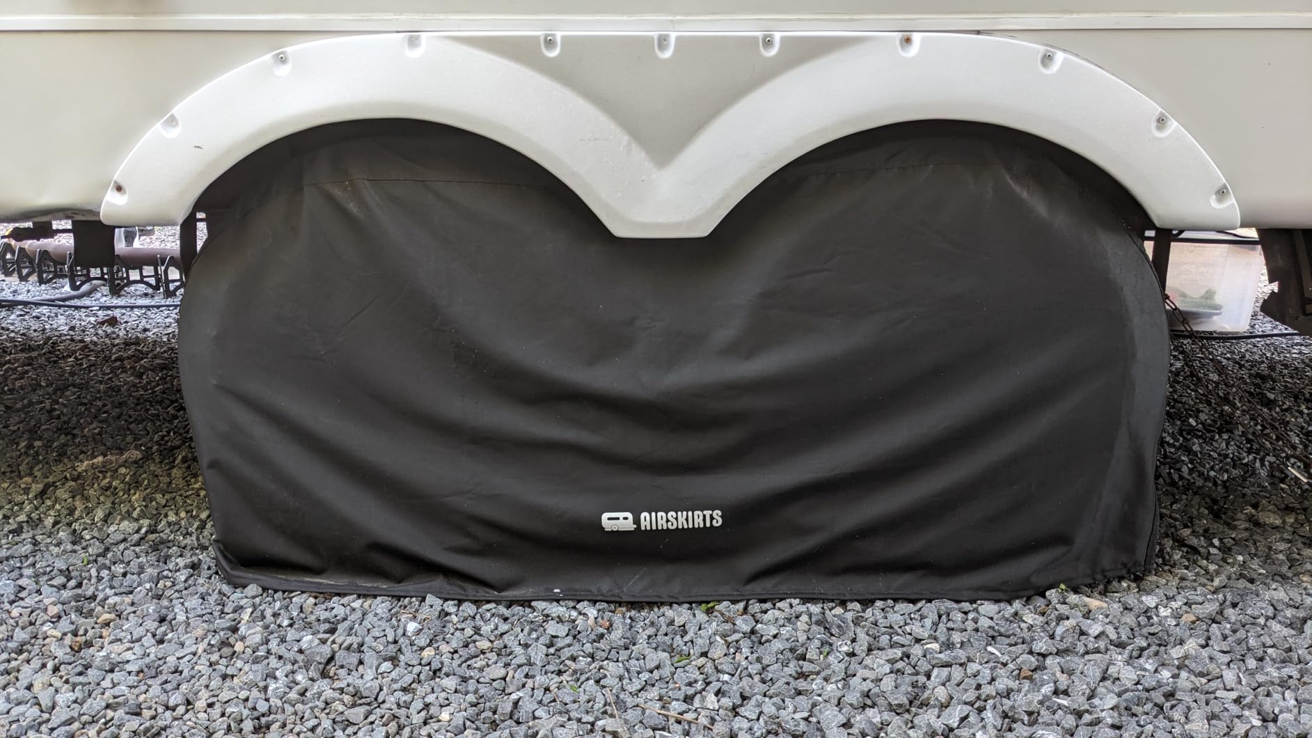 Dual-Axle RV Tire Covers for Trailers, RVs, Campers, Waterproof and UV Resistant, Thick Durable Protection, Fits 27
