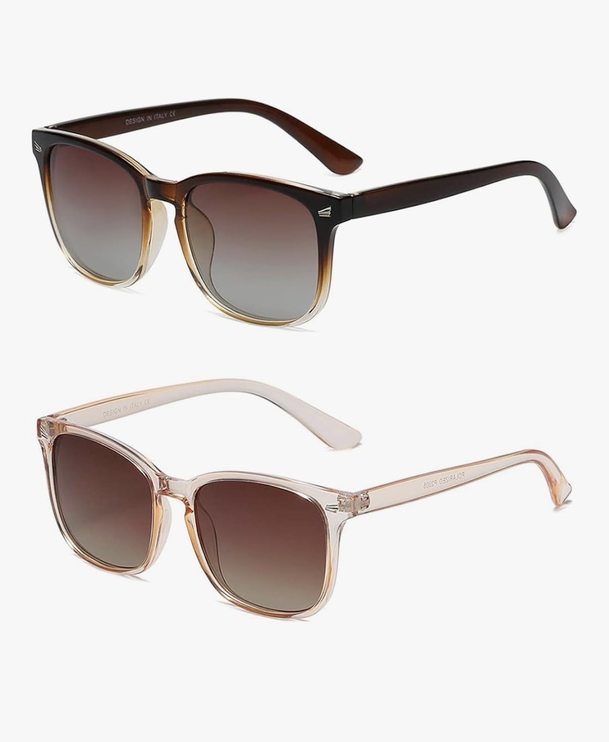 DUSHINE Polarized Sunglasses for Women Classic Retro Style UV400 Protection customer photo 1