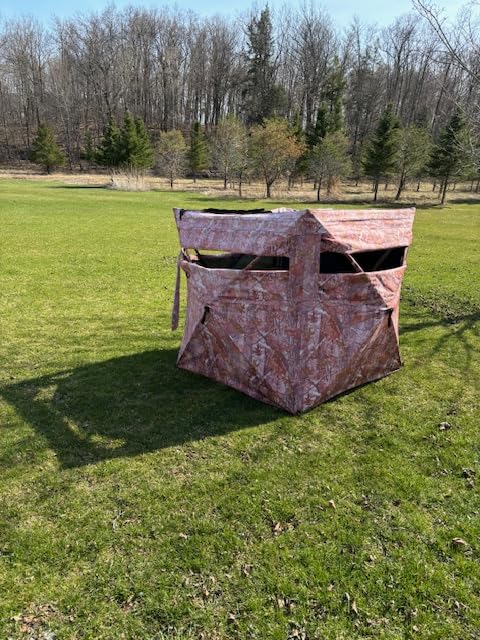 TIDEWE Hunting Blind, 270°/360° See Through Ground Blind customer photo 2