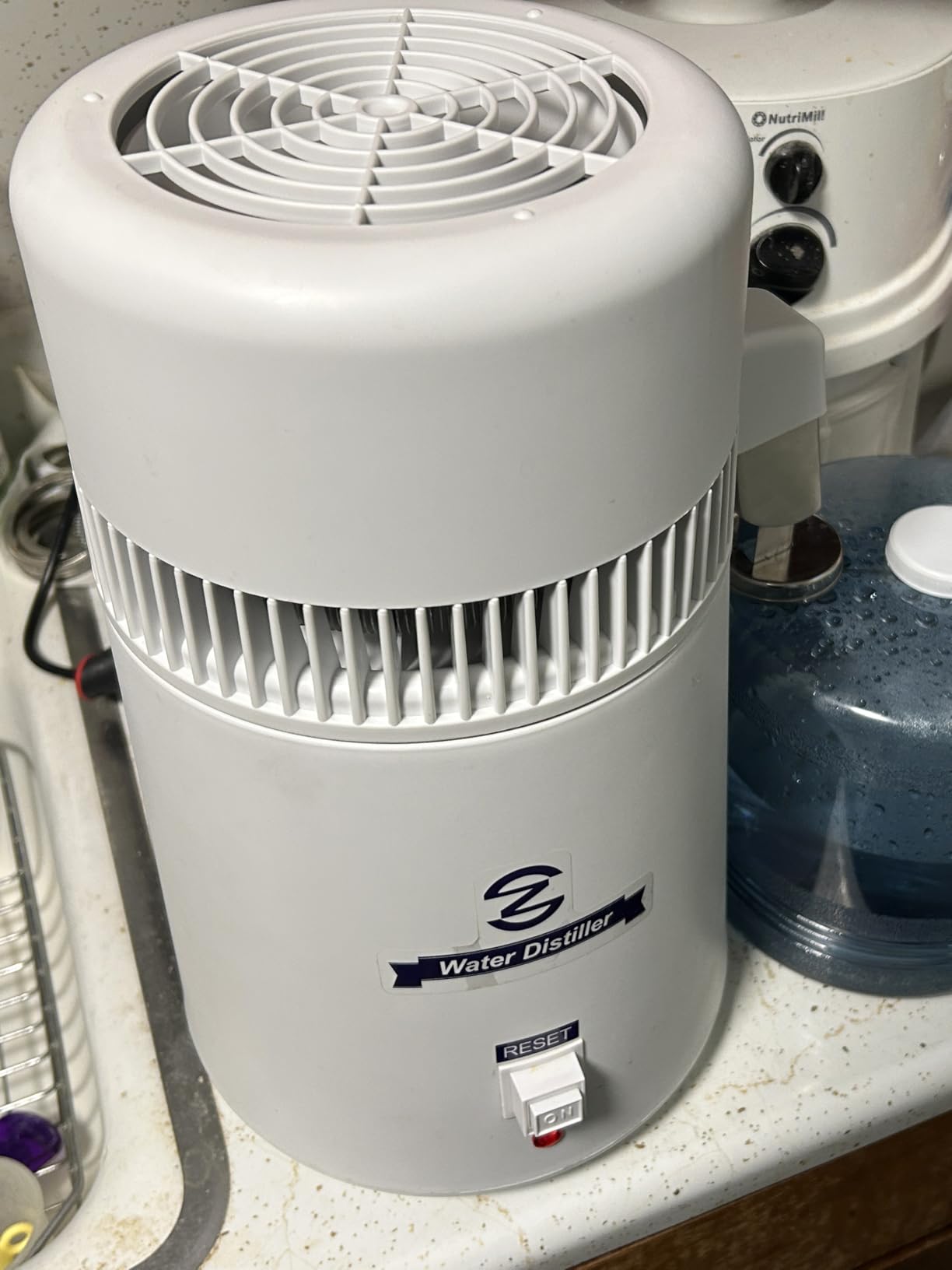 CO-Z Distilled Water Maker, 1 Gallon Water Distiller, 4L Home Countertop Water Distiller Machine, Table Desktop Water Distill Distilling Purifier Purification Filter, Home Pure Clean Water Device customer photo 2