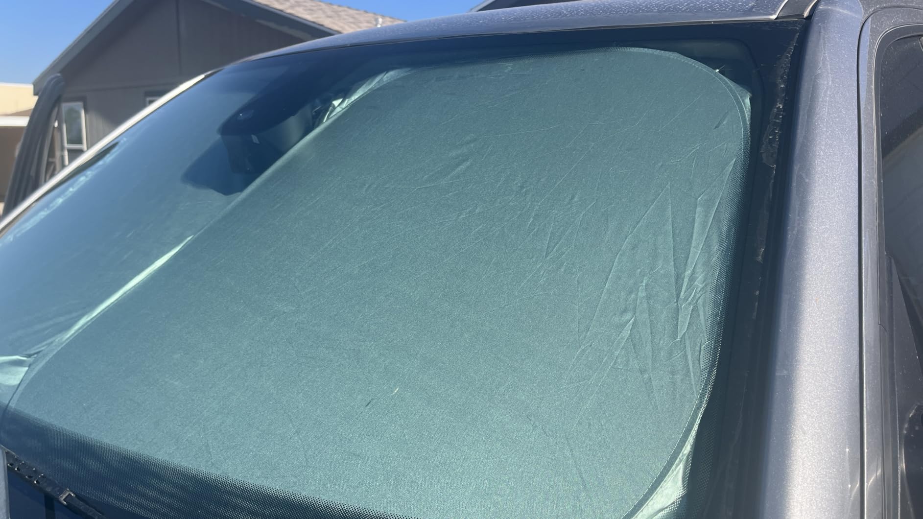 KUST Windshield Sun Shade for 2011-2025 2026 Jeep Grand Cherokee/Grand Cherokee L Accessories SUV 4 Layers Window Sunshade Sun Visor Protector Foldable Blocks UV Rays Keep Your Car Cooler customer photo 1
