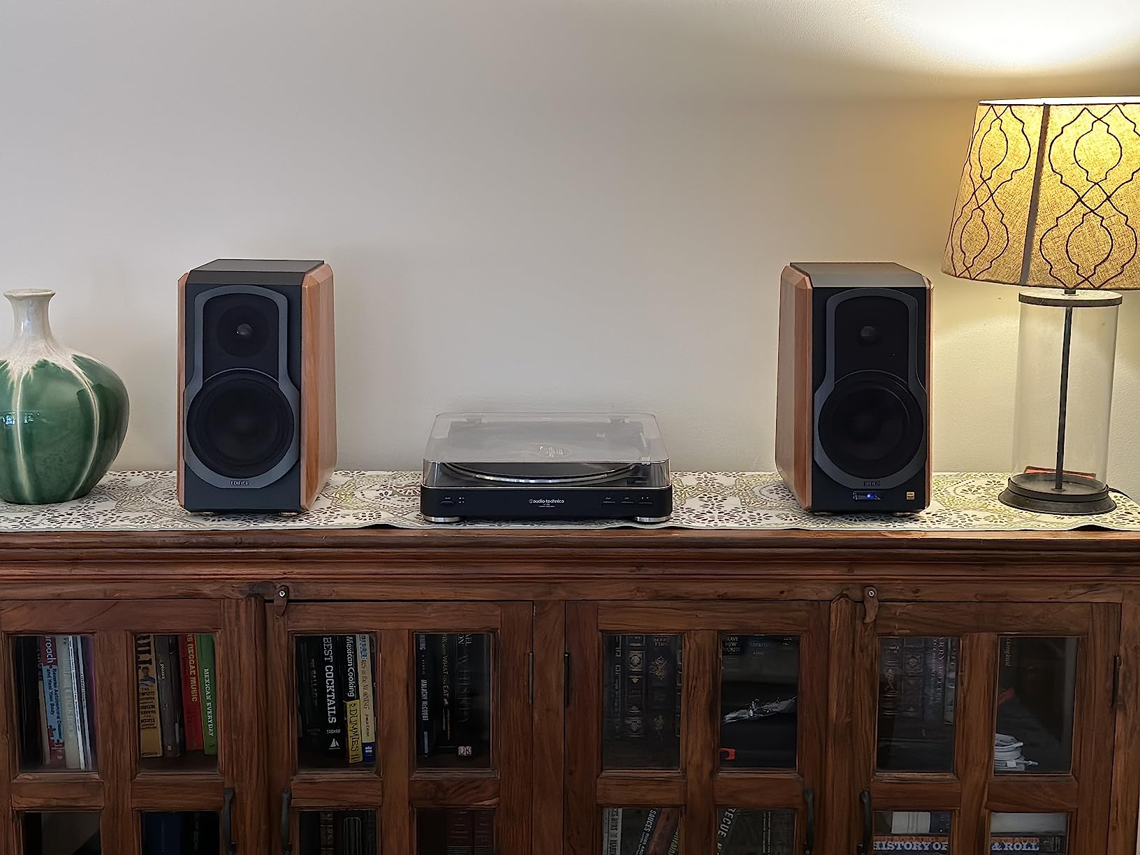 Edifier S1000W WiFi Audiophile Active Bookshelf 2.0 Speakers, 120W RMS Wireless HiFi Bluetooth Sound System Works with Alexa, Optical/RCA x 2 Coaxial, Supports AirPlay 2, Spotify Tidal Connect- Pair customer photo 1