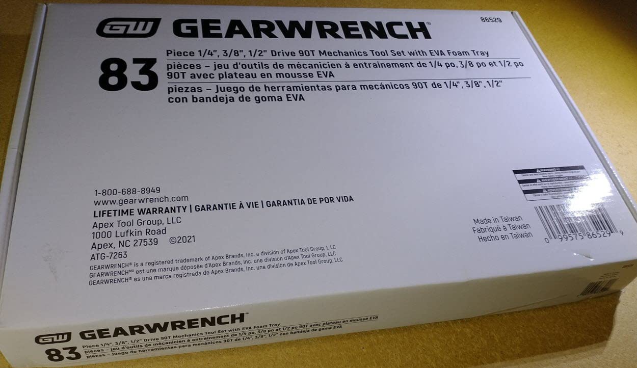 GEARWRENCH 83 Piece 1/4, 3/8
