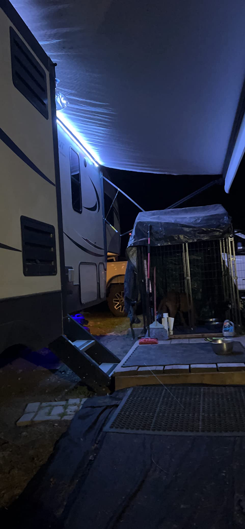 RV Awning Lights Kit, 20FT RGB 12V Camper Awning Strip Lights customer photo 1