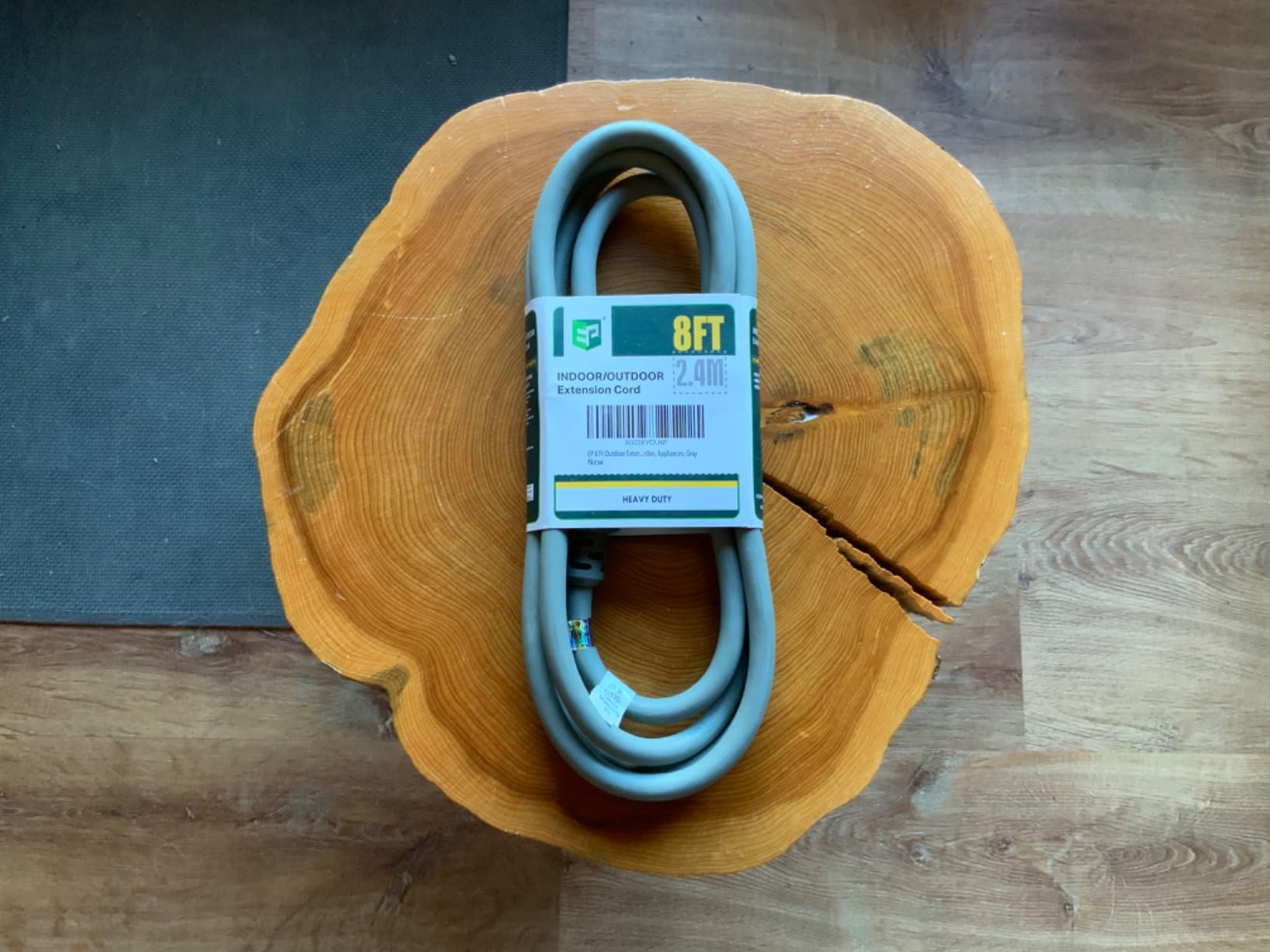 EP 50 Ft Heavy Duty Outdoor Extension Cord, 12/3 SJTW Black 3-Prong customer photo 2