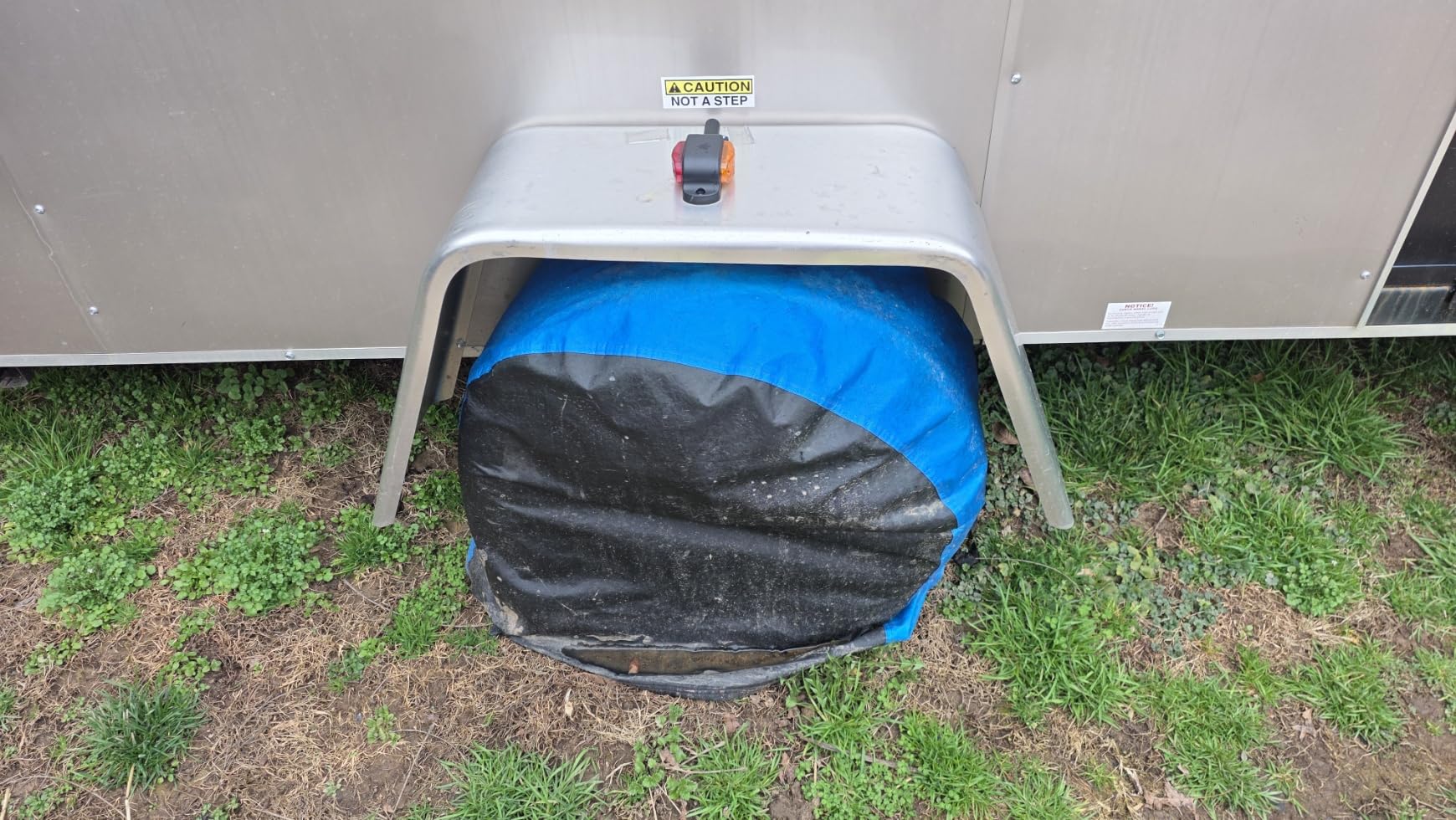 MORNYRAY Tire Covers 4 Pack,Waterproof Anti-UV Snow Sun Rain Tire Covers for RV,Truck, SUV, Trailer, Camper. customer photo 1