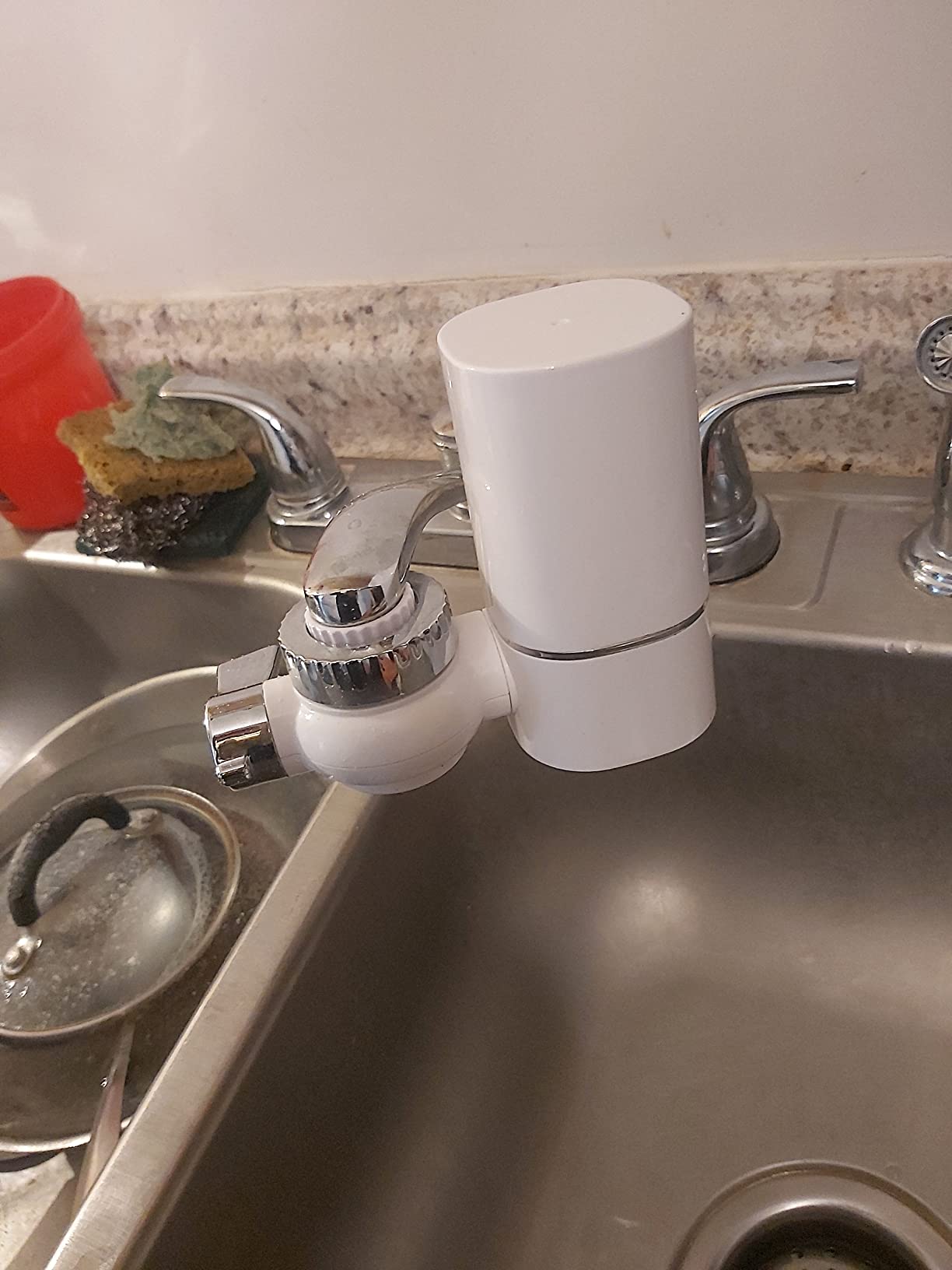Vortopt Faucet Water Filter for Sink, T1 Rapid Flow, NSF Certified. customer photo 1