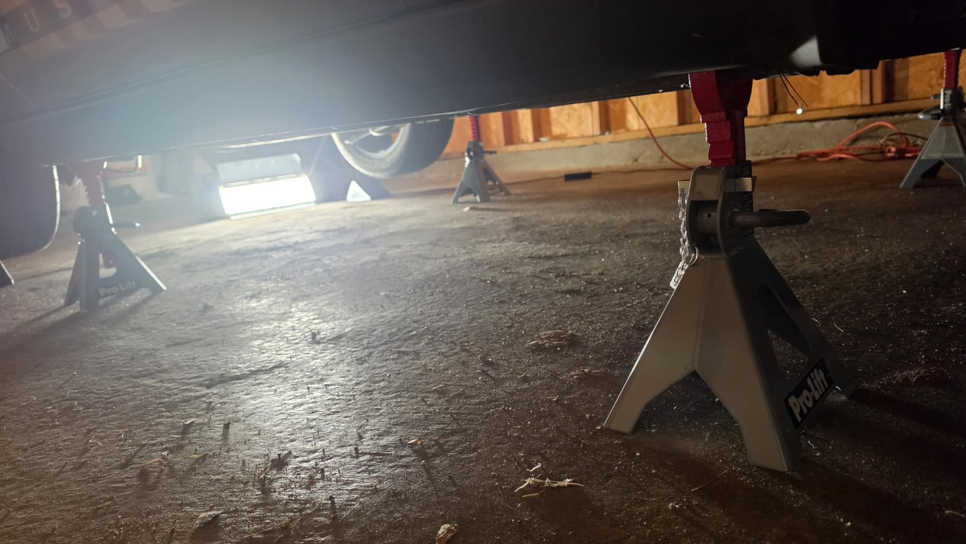 Pro-LifT PL3300 Heavy Duty Jack Stands For Car – 3 Ton in Pair with Double Pins - Handle Lock and Mobility Pin for Extra Safety – Great for Home Auto Repair Shop, Orange customer photo 2