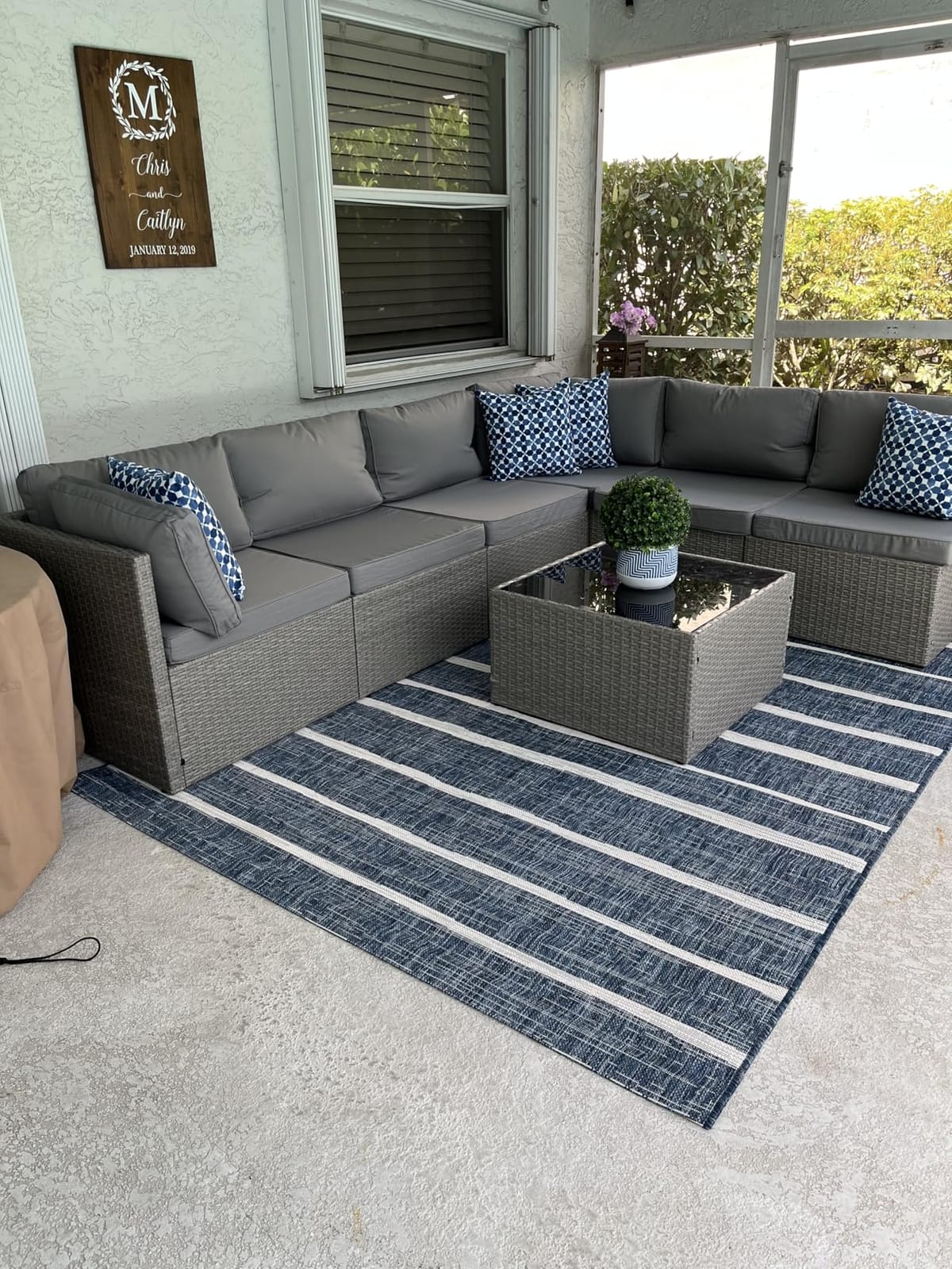 Kipiea Patio Furniture Covers Waterproof Winter, Heavy-Duty Outdoor Furniture Set Covers for Table Chairs, Anti-UV, No Tears or Fading (110
