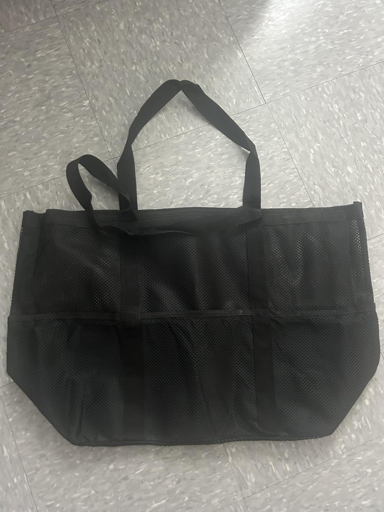 SRISE Mesh Beach Bag - Large Beach Tote Bag for Family Beach Bag for Toys & Vacation Essentials customer photo 2