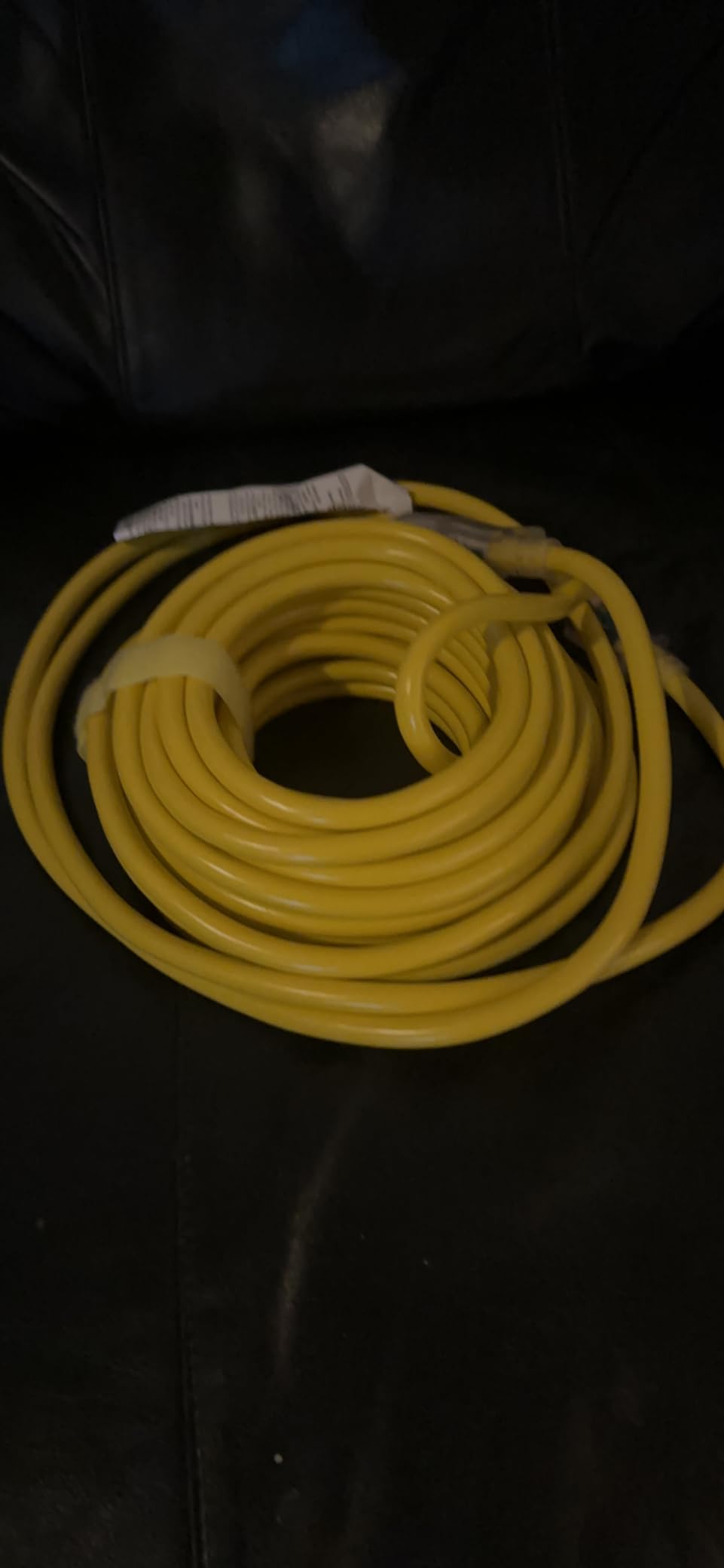 HUANCHAIN 12 Gauge Heavy Duty Extension Cord 50 FT Waterproof Yellow customer photo 1