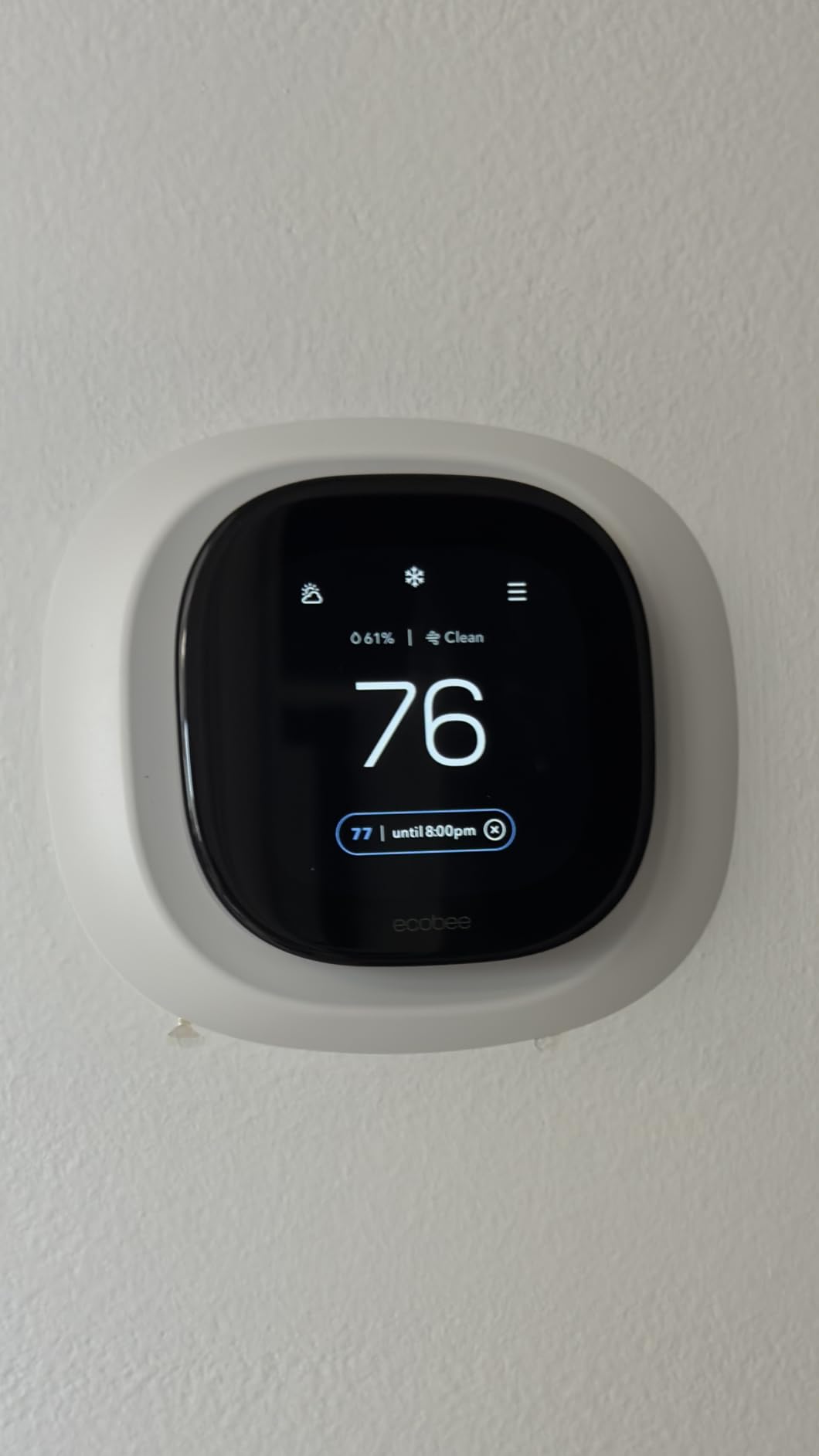 ecobee Smart Thermostat Premium - WiFi, Siri & Alexa Built-In, Smart Sensor customer photo 1