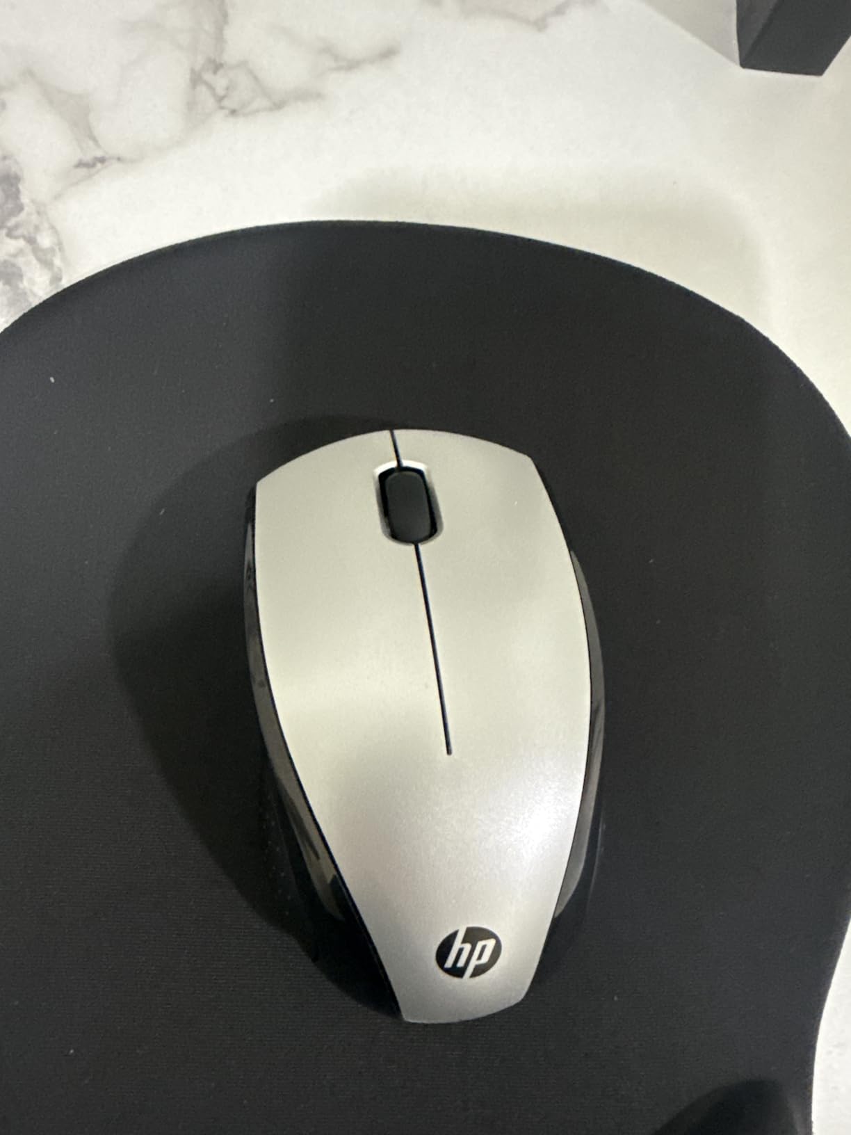 HP X3000 G3 Wireless Mouse - Black, 15-Month Battery, Side Grips for Control, Travel-Friendly, Blue LED, Powerful 1600 DPI Optical Sensor, Compatible with Wins PC/Laptop, Mac, Chromebook (683N7AA) customer photo 2
