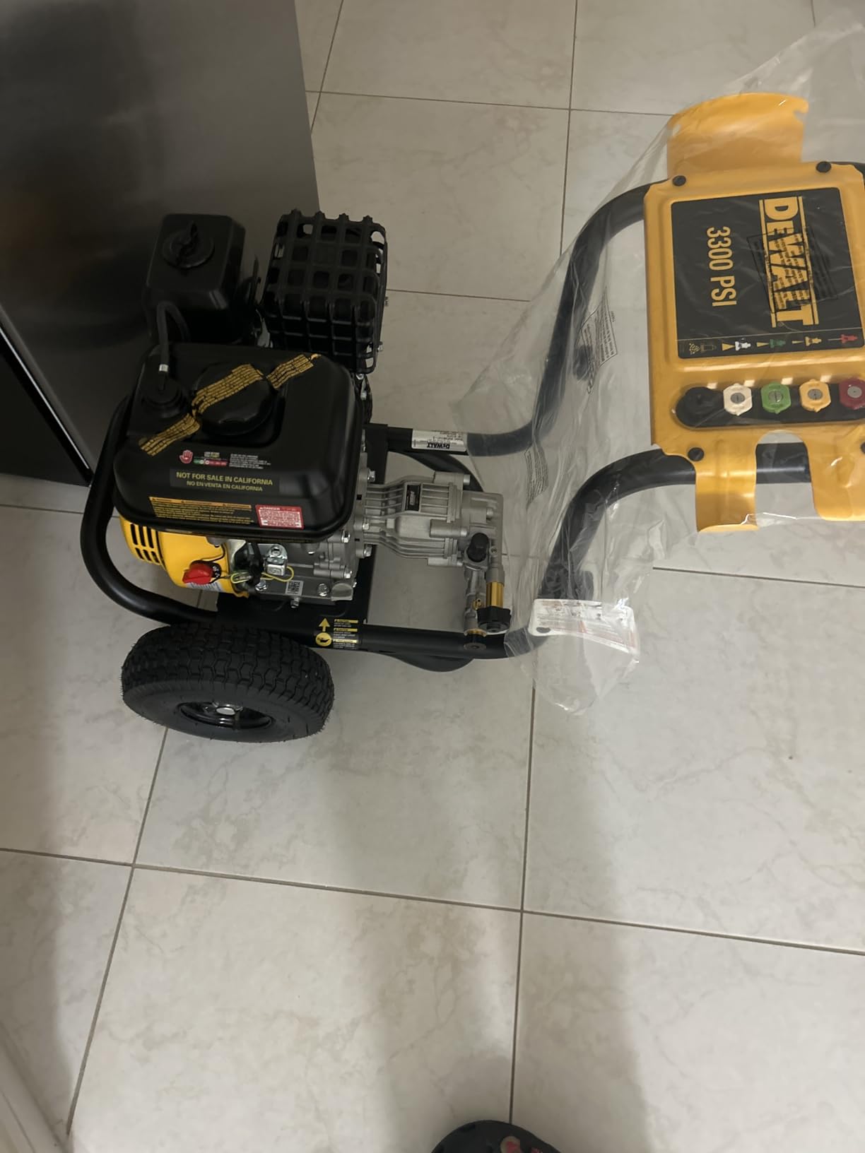 DeWalt 3300 PSI Gas Pressure Washer, 2.4 GPM, Residential Model DXPW3300-S customer photo 1