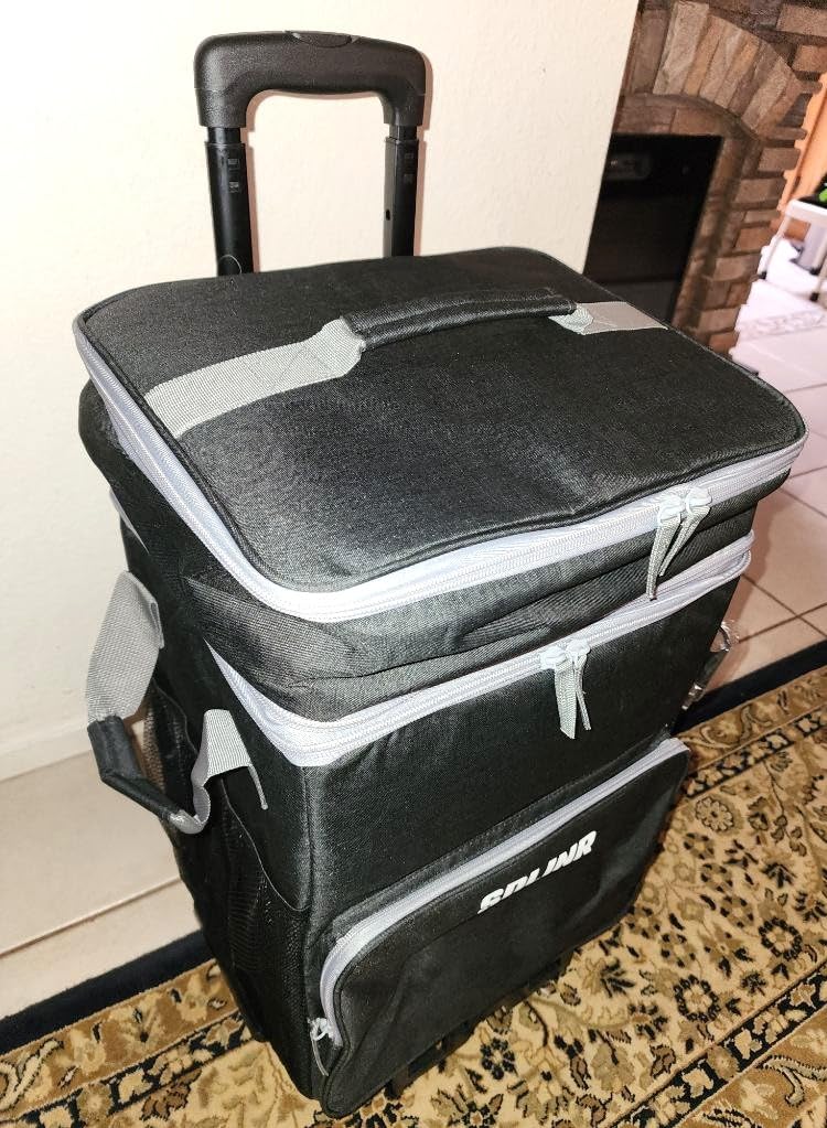 SDLINR Collapsible Cooler with Wheels, Rolling Cooler Bag for Beach Travel customer photo 1