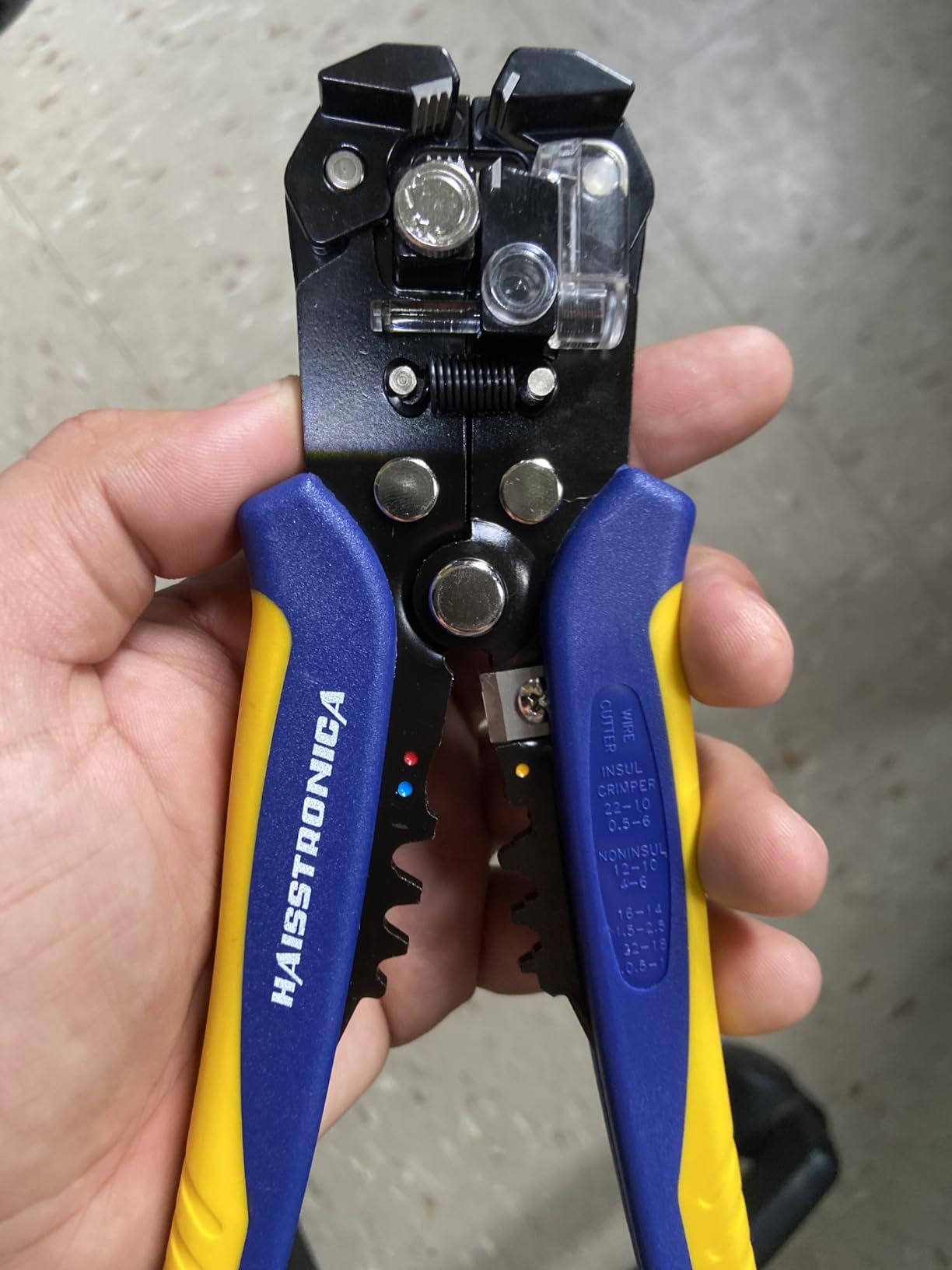 haisstronica 3 in 1 Self-Adjusting Wire Stripper, AWG 24-10 Tool customer photo 2