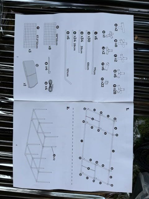 Greenhouse for Outdoors with Screen Windows, Ohuhu Upgraded 4 Tiers 11 Shelves Walk-in Greenhouses with Durable PE Cover, Outside Garden Plastic Green House with Ground Pegs & Ropes for Stability customer photo 1